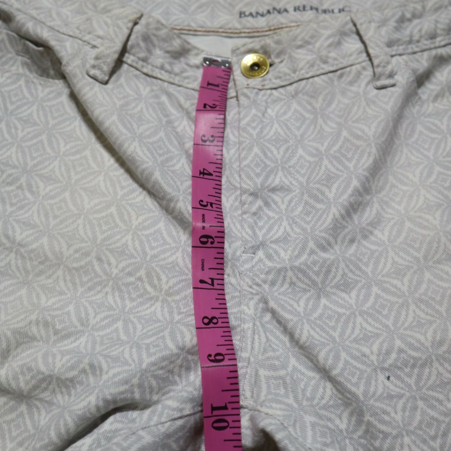 Banana Republic Banana Republic Pants Skinny White 31 Women's Regular 29 Inseam Button Zip Cotton Spandex 99% 1% Casual Womens Size 24" / US 00 / IT 34 - 7 Thumbnail