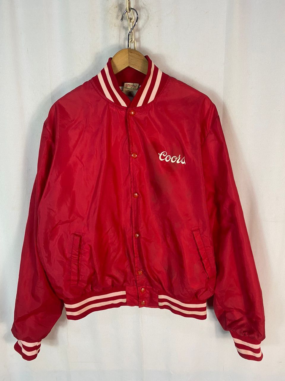 Vintage Vintage birdie snap button nylon jacket made in usa Size US L / EU 52-54 / 3 - 1 Thumbnail