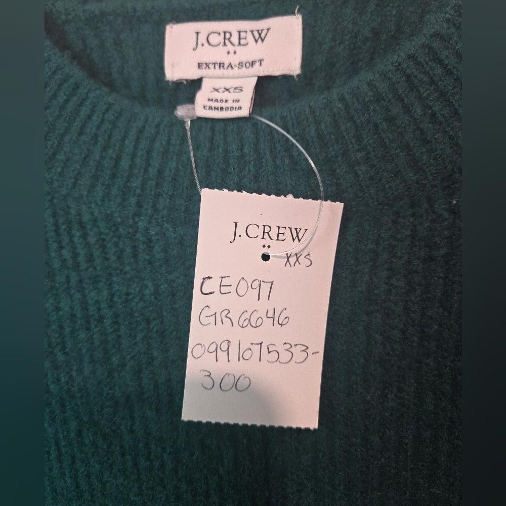 J.Crew J Crew Ribbed Boyfriend Crewneck Sweater Size XXS / US 00 / IT 34 - 3 Thumbnail