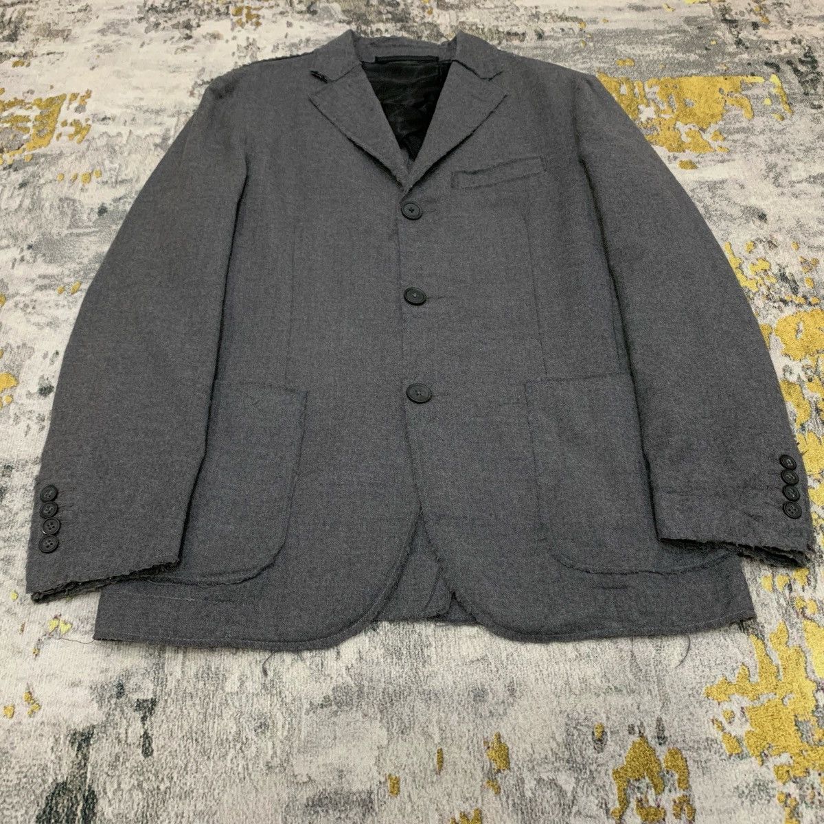 Nepenthes NEPENTHES X BARENA VENEZIA WOOL COAT BLAZER LIGHT GRAY Size US S / EU 44-46 / 1 - 5 Thumbnail