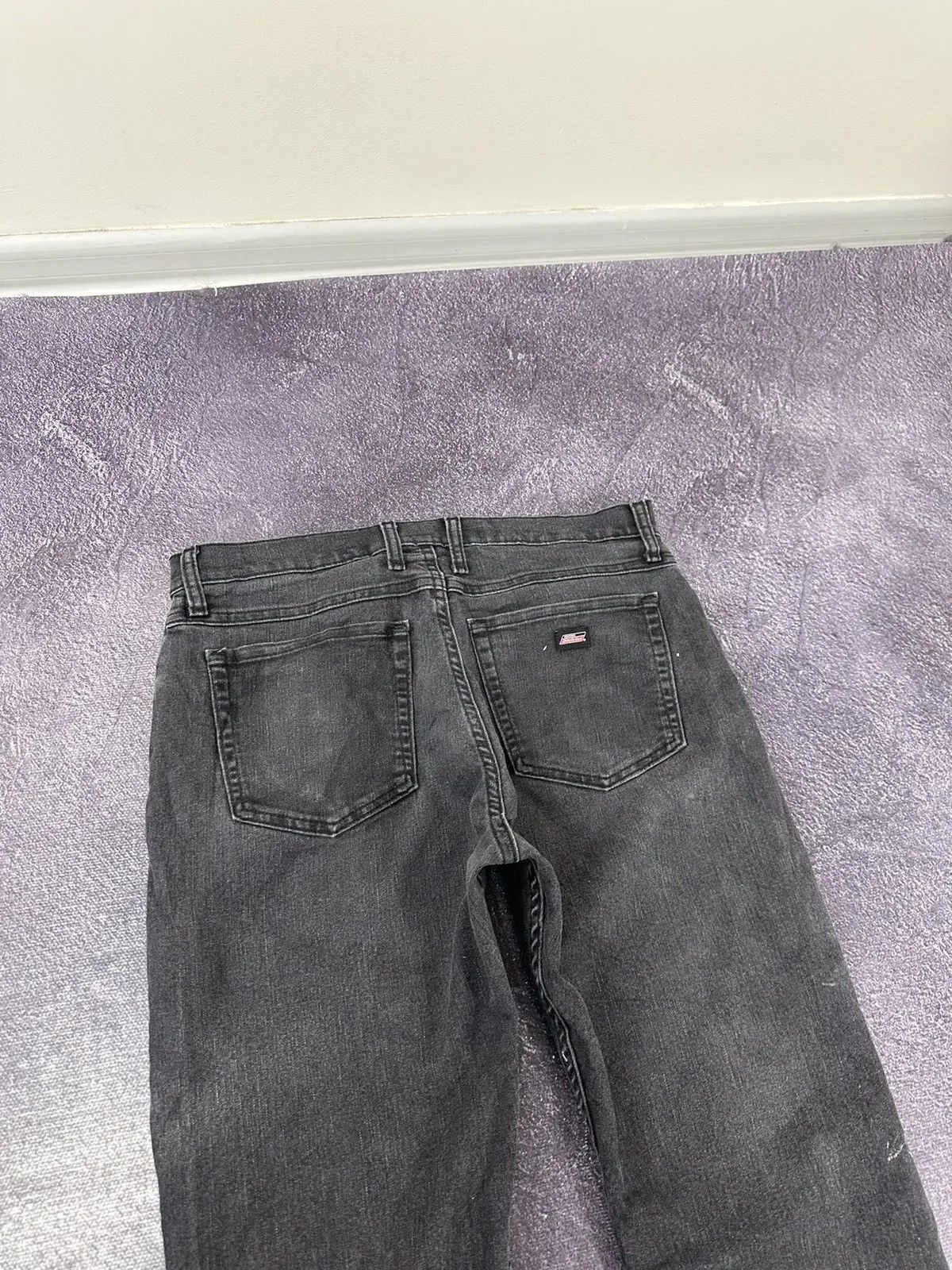 Dickies × Vintage Vintage Dickies Black Painted Work Hype Pants Jeans Size US 34 / EU 50 - 3 Thumbnail