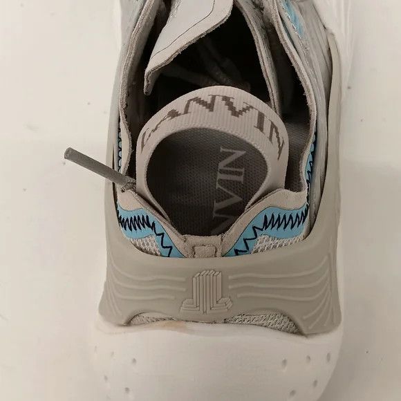 Lanvin Lanvin Flash X Silver Mesh Low-Top Sneakers - EU36/US6 Size US 6 / IT 36 - 13 Thumbnail