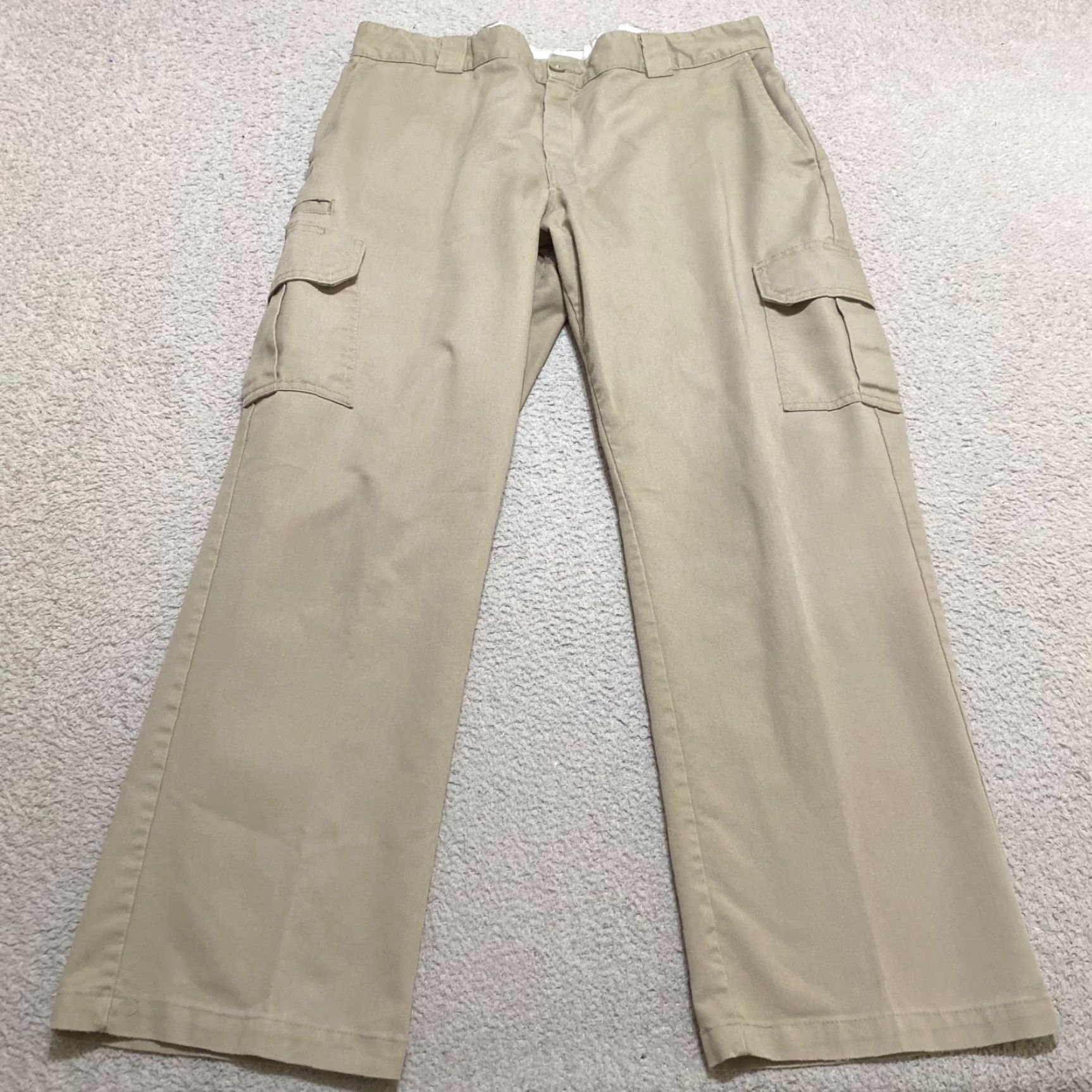 Dickies Dickies Mens Pants 38x30 Beige Cargo Straight Work Utility Flex Size US 38 / EU 54 - 2 Thumbnail