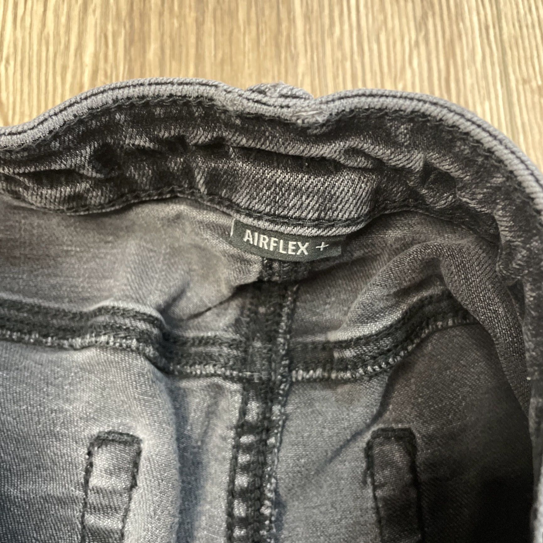 Vintage VINTAGE American Eagle Athletic Skinny Jeans Mens Black 29x30 Skinny Rock Style Fall Spring Summer Winter Size US 29 - 3 Thumbnail