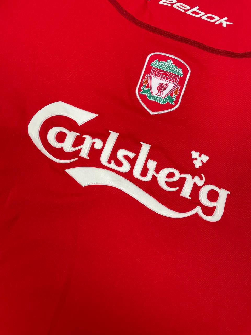 Reebok Vintage Reebok Liverpool 2002 2004 Home Shirt Soccer Jersey Size US M / EU 48-50 / 2 - 6 Thumbnail