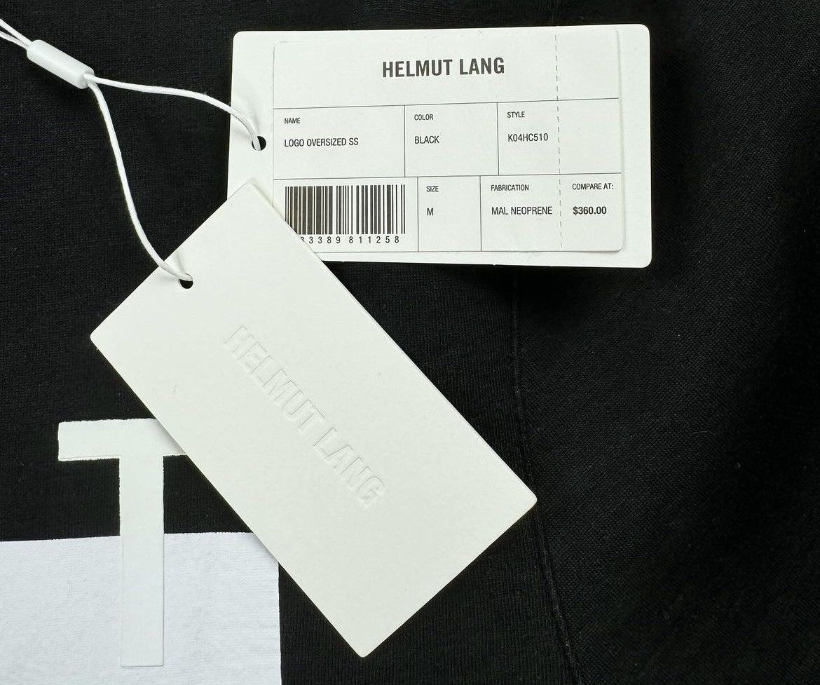 Helmut Lang Helmut Lang Visual Logo Neoprene Sweatshirt Size US L / EU 52-54 / 3 - 4 Thumbnail