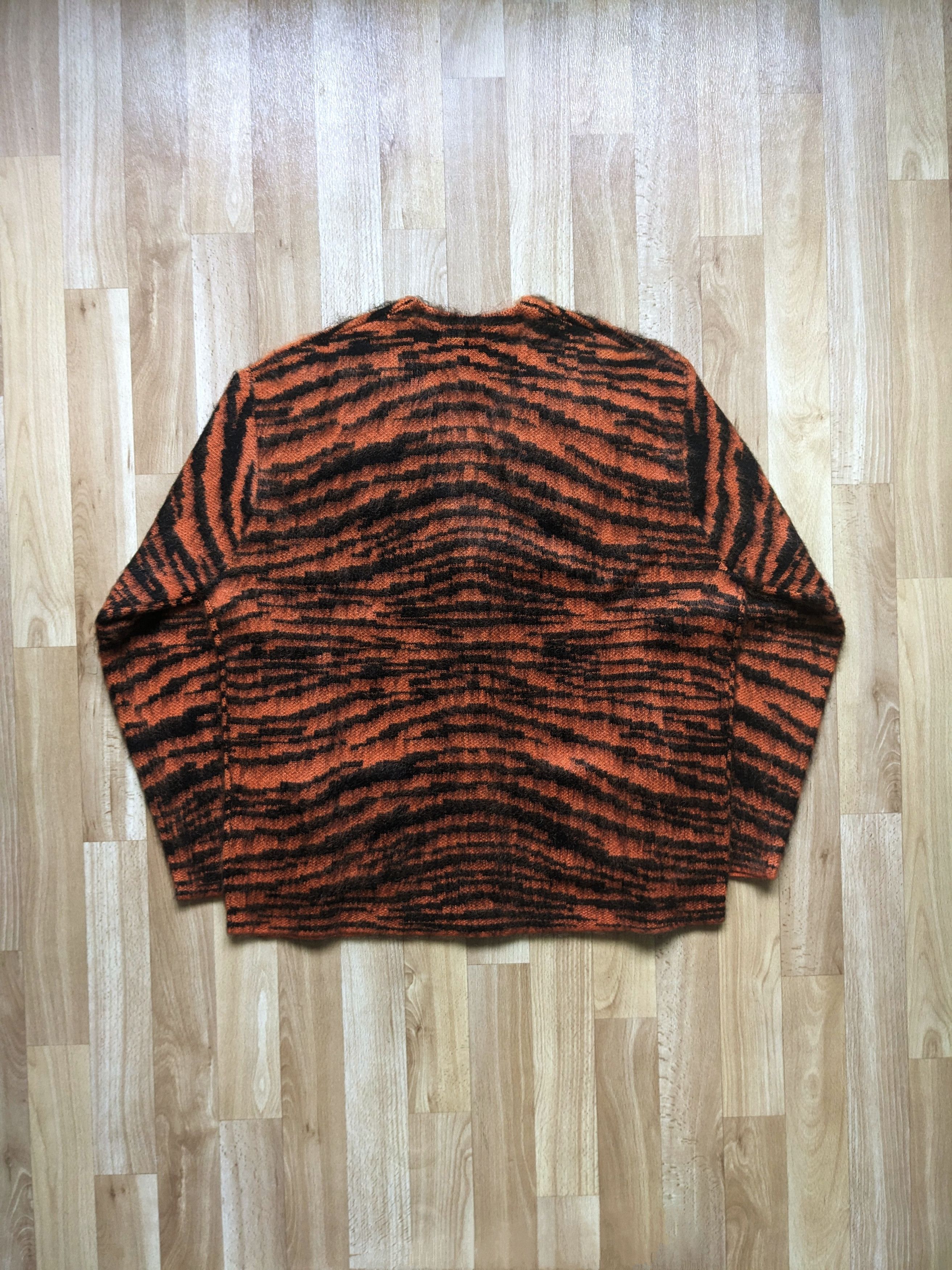Supreme Supreme Brushed Mohair Cardigan Tiger Stripe FW20 Size US L / EU 52-54 / 3 - 3 Thumbnail