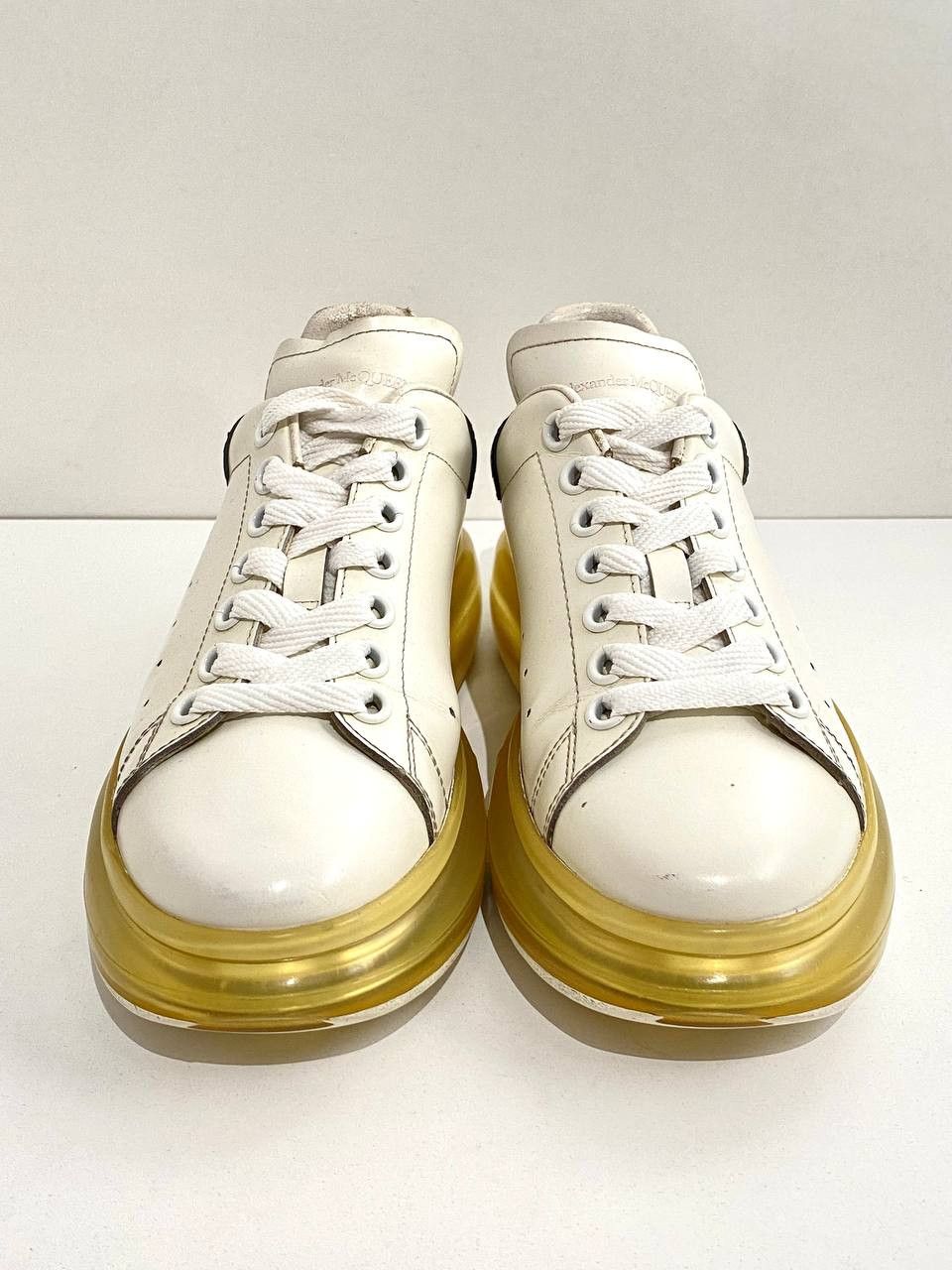 Alexander McQueen Alexander McQueen White Logo Oversize Shoes Sneakers Size US 6 / IT 36 - 12 Thumbnail