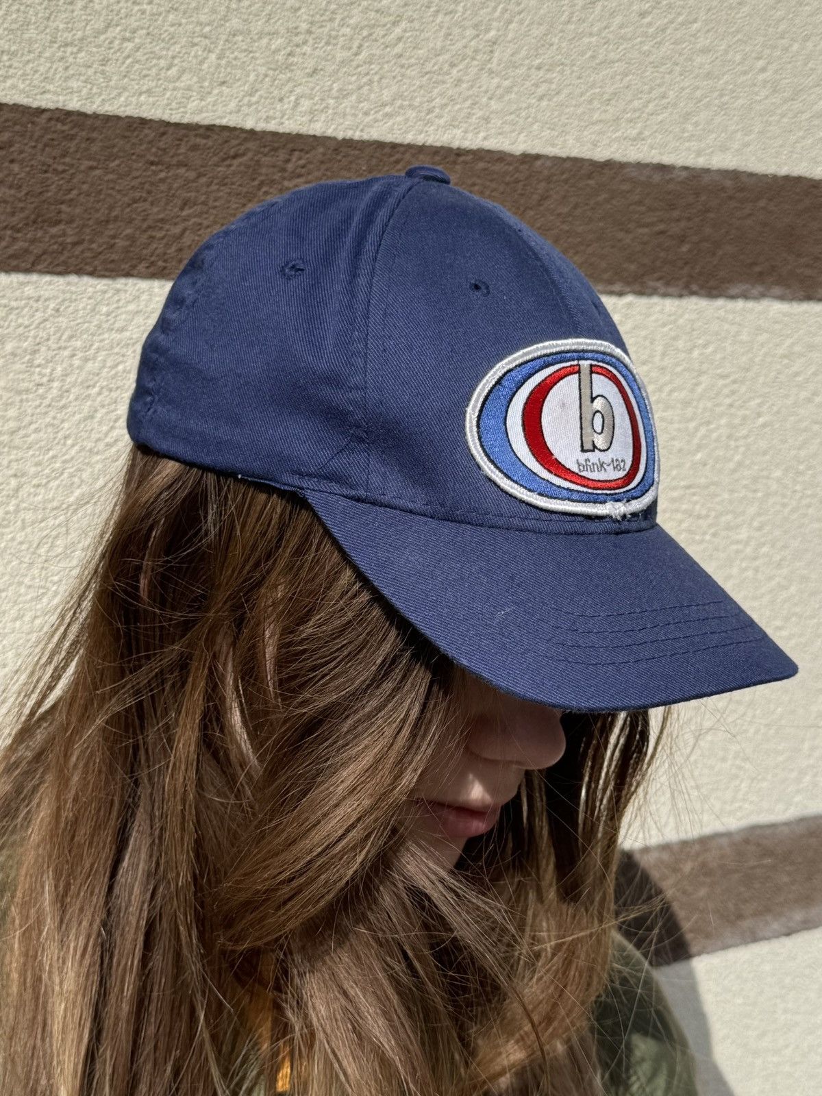 Band Tees Vintage Y2K Blink-182 Embroidered Logo Flexfit Cap Small Size 30 - 1 Thumbnail