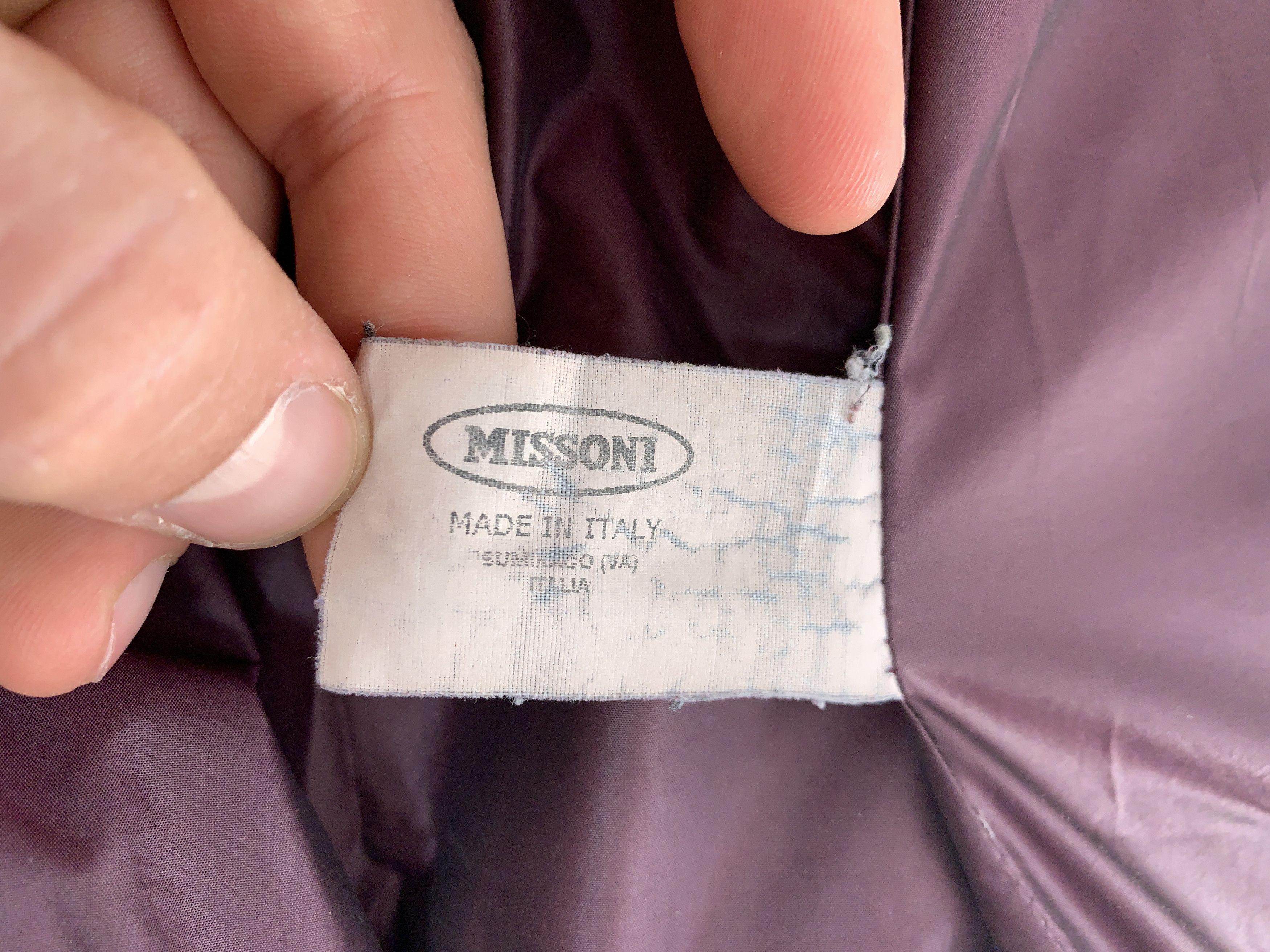 Missoni Wave MISSONI Size XS Black Piumino Down Puffer Coat Size XS / US 0-2 / IT 36-38 - 9 Thumbnail