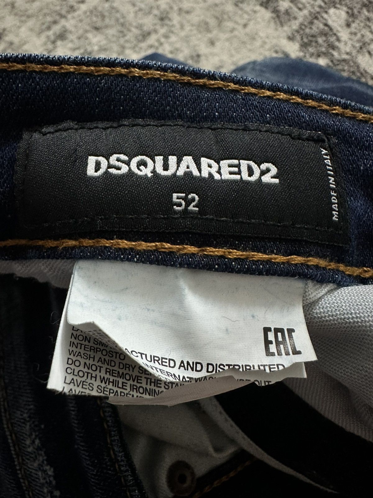 Dsquared2 Dsquared2 DS2 Luxury Denim Jeans Made in Italy Pants Rare Size US 36 / EU 52 - 7 Thumbnail