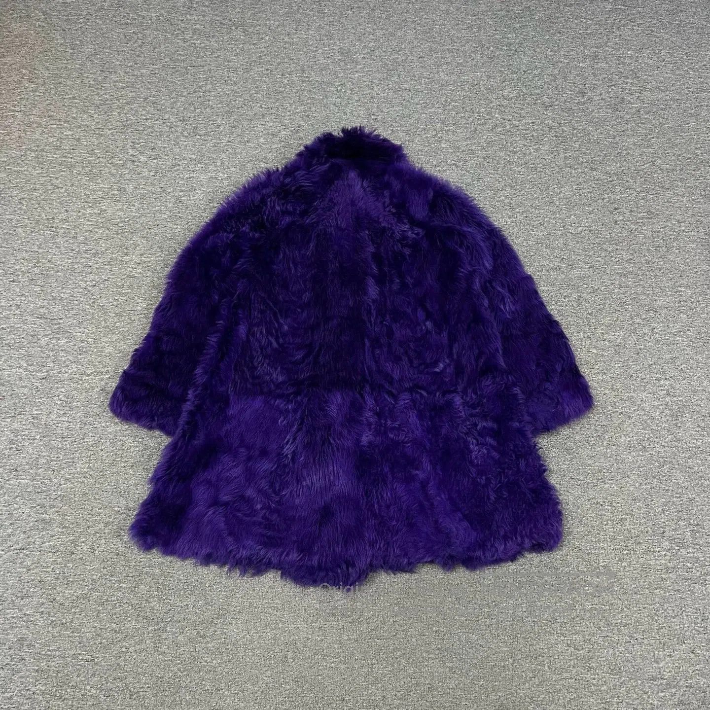 Fendi purple luxurious fur coat by fendi. Size US M / EU 48-50 / 2 - 2 Thumbnail