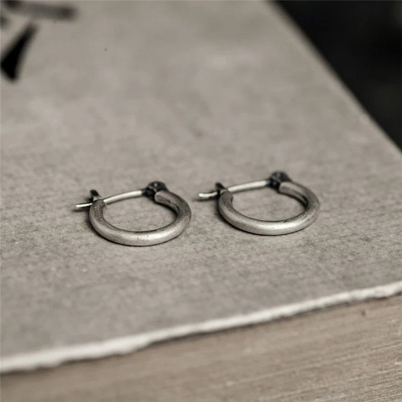 Jewelry Circle Hoop Earrings 925 Sterling Silver Ear Jewelry Gift Size ONE SIZE - 8 Thumbnail