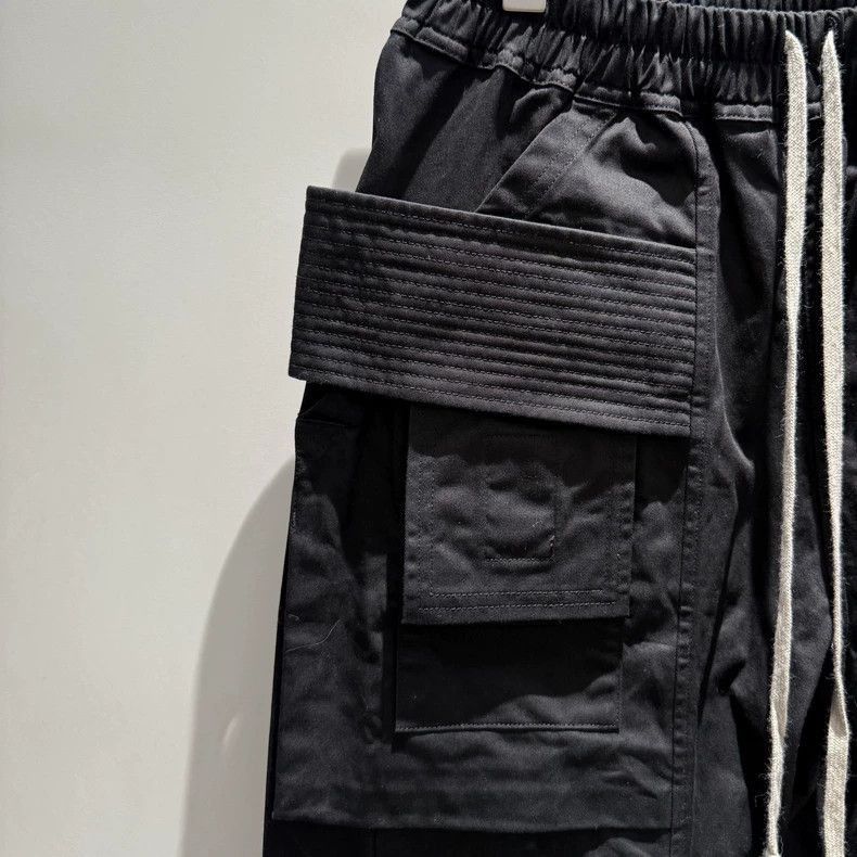 Rick Owens Rick Owens Double-ring cotton trousers with double-track fo Size US 30 / EU 46 - 2 Thumbnail