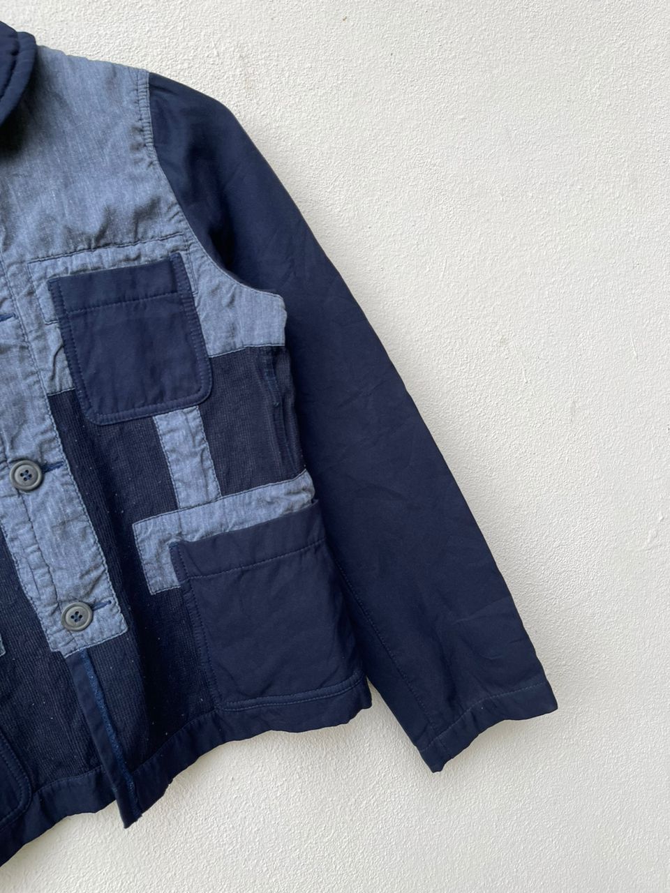 Comme des Garcons × Designer × Japanese Brand AD2010 Comme Des Garcons Patchwork Boro Jacket Size XS / US 0-2 / IT 36-38 - 8 Thumbnail