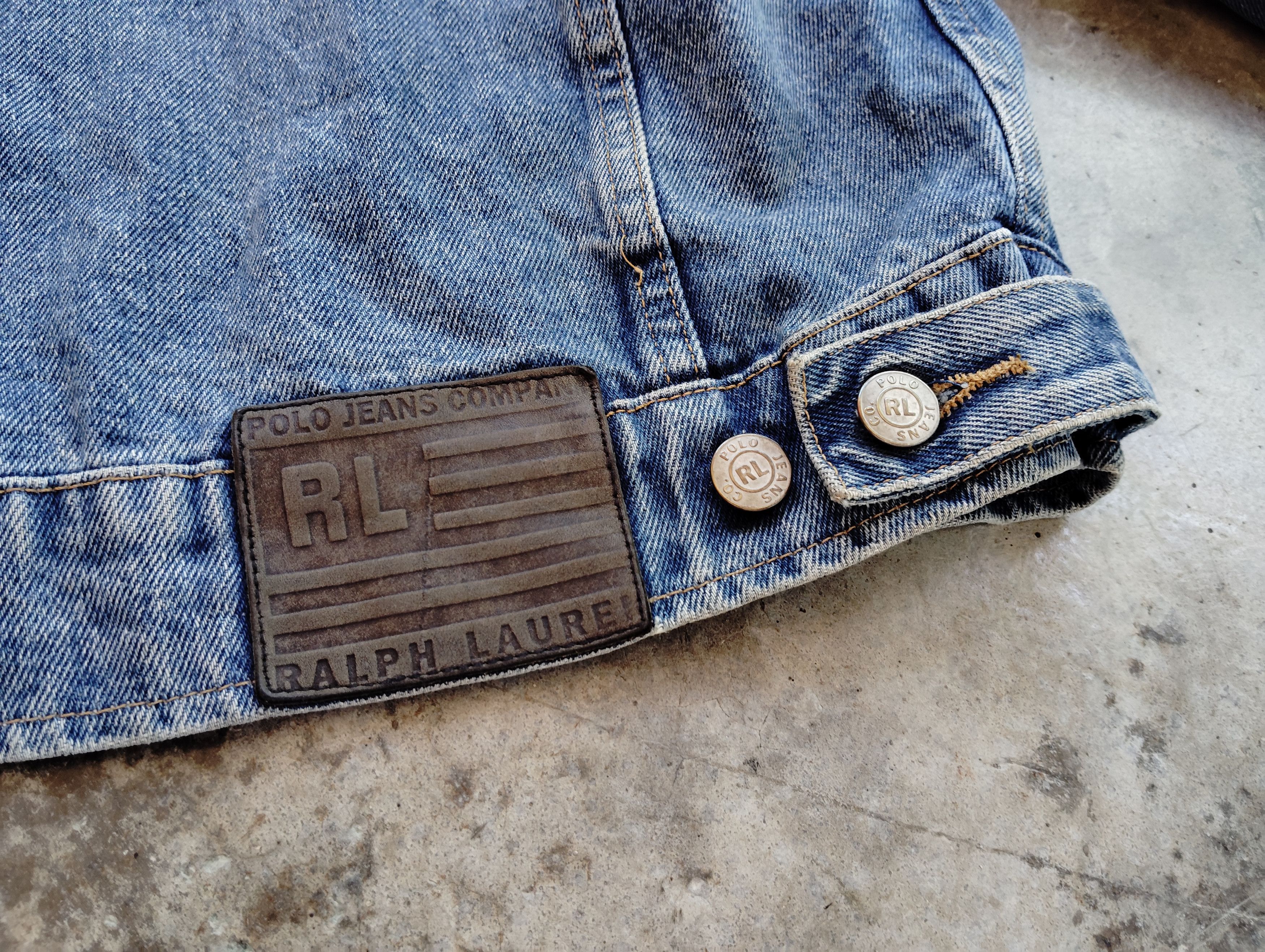 Ralph Lauren × Vintage VINTAGE RALPH LAUREN DENIM JACKET Size US L / EU 52-54 / 3 - 7 Thumbnail
