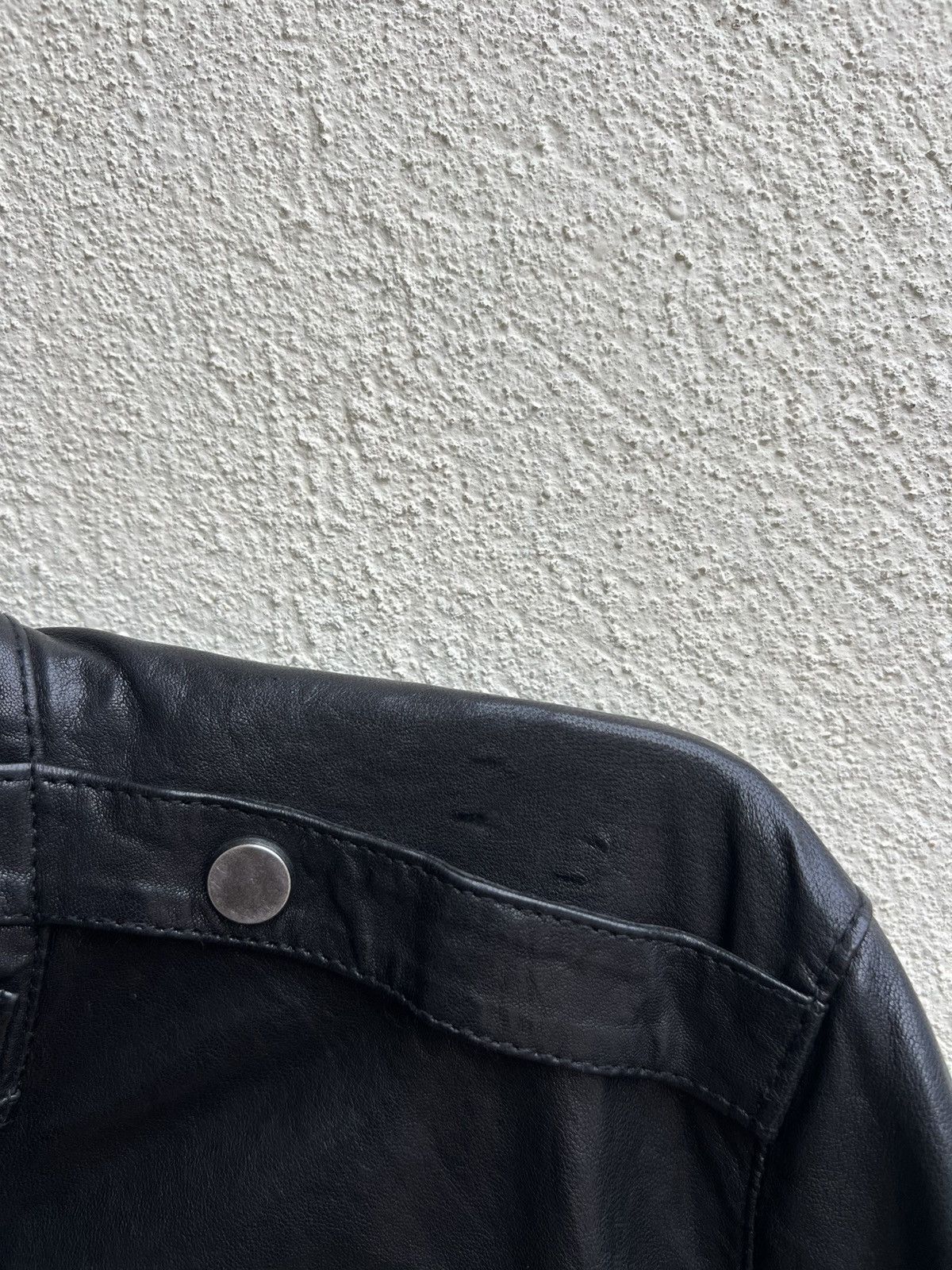 Saba Mens SABA MW10075 Lamb Leather Racer Jacket Size US S / EU 44-46 / 1 - 21 Thumbnail