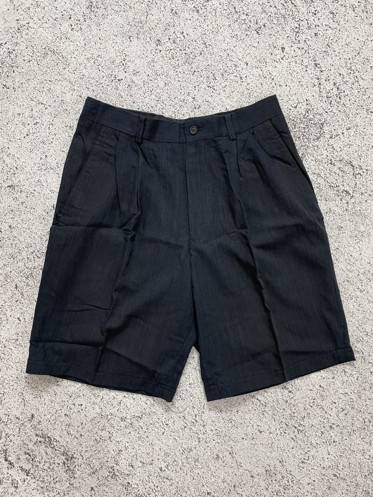 Issey Miyake 80s Issey Miyake Black Tailored Shorts Size US 32 / EU 48 - 3 Thumbnail