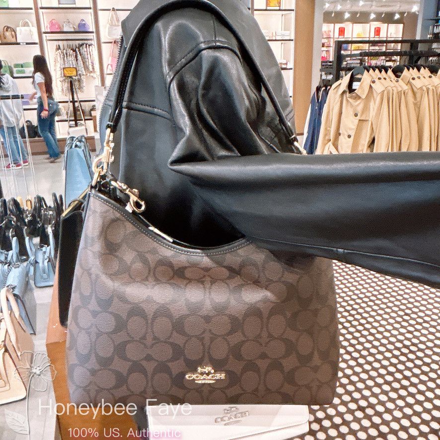 Coach Laurel Shoulder Bag In Signature Canvas CV975 Size ONE SIZE - 5 Thumbnail