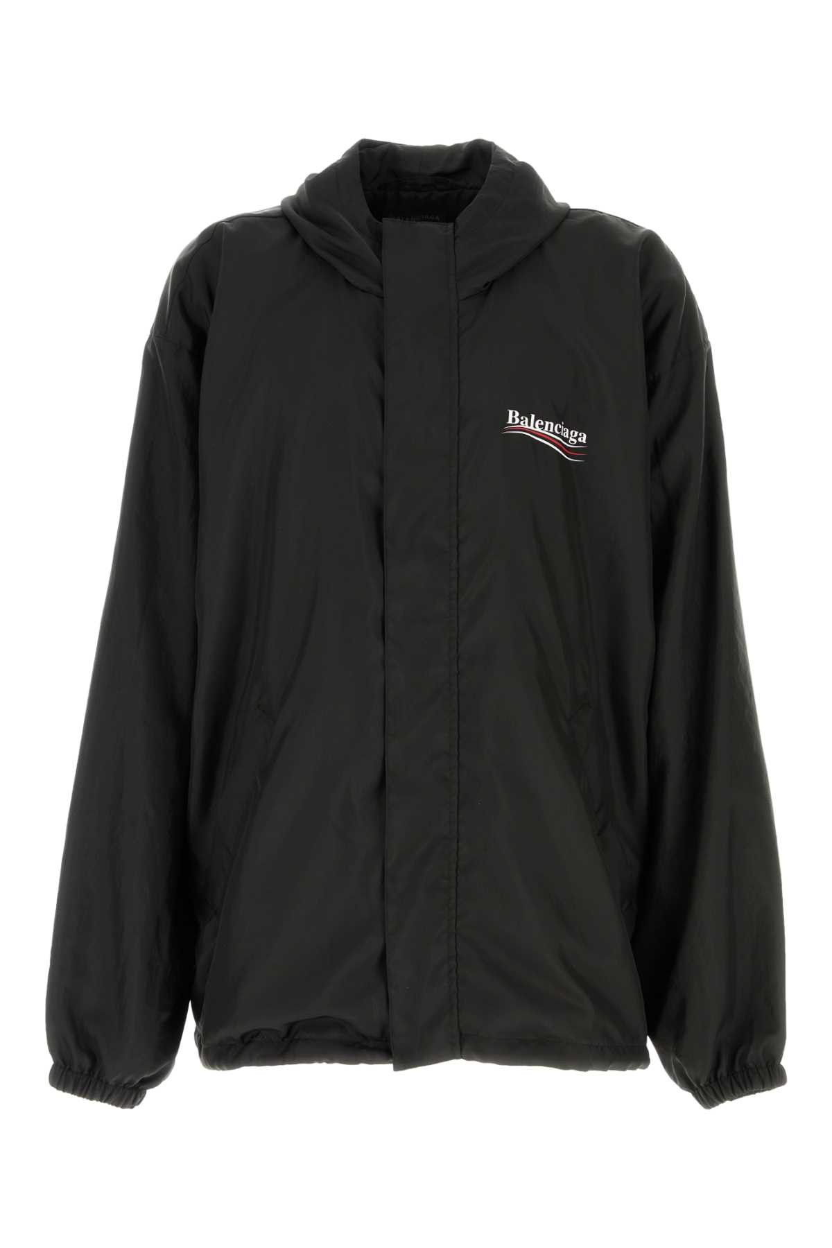 Balenciaga Black Polyester Jacket Size US S / EU 44-46 / 1 - 1 Thumbnail