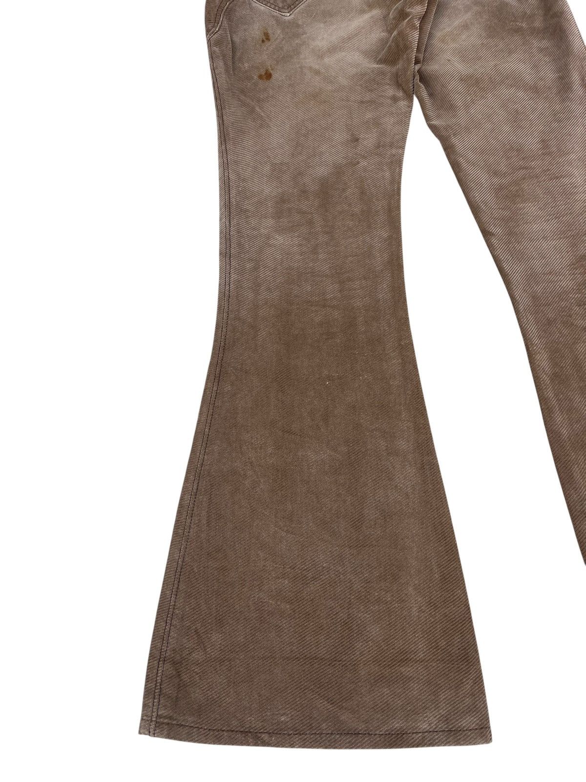 Obelisk Vintage Obelisk Corduroy Leather Super Flare Stains Jeans Size US 32 / EU 48 - 12 Thumbnail