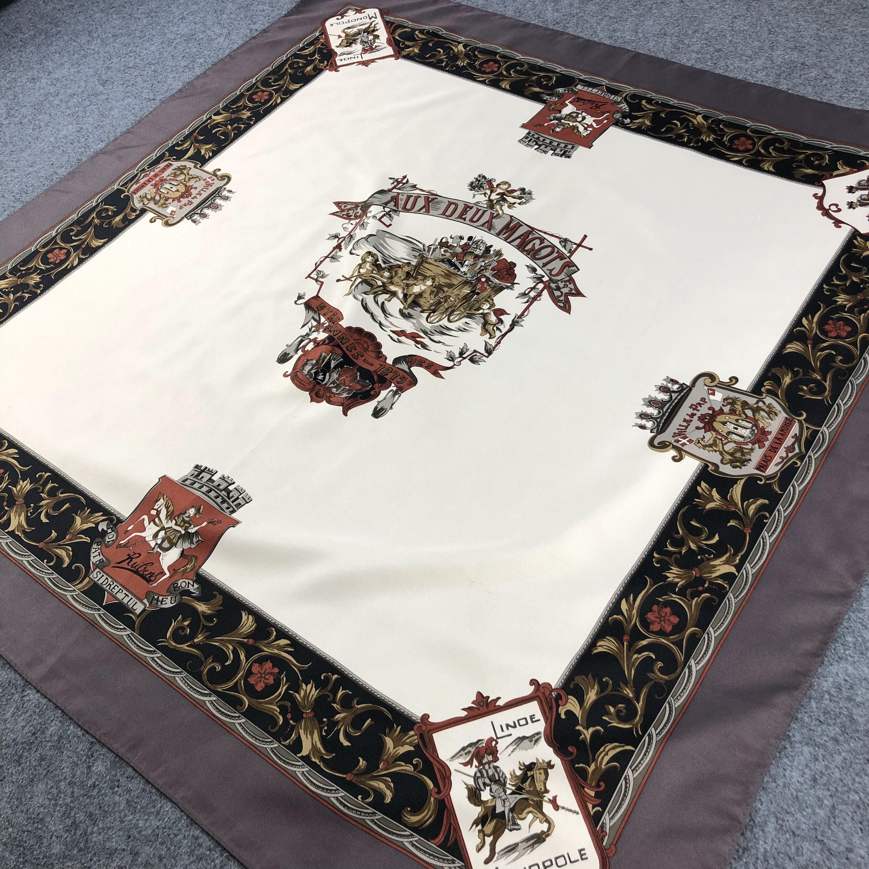 Japanese Brand Drummer Boy Robert Tinant Scarf M373 Size ONE SIZE - 3 Thumbnail