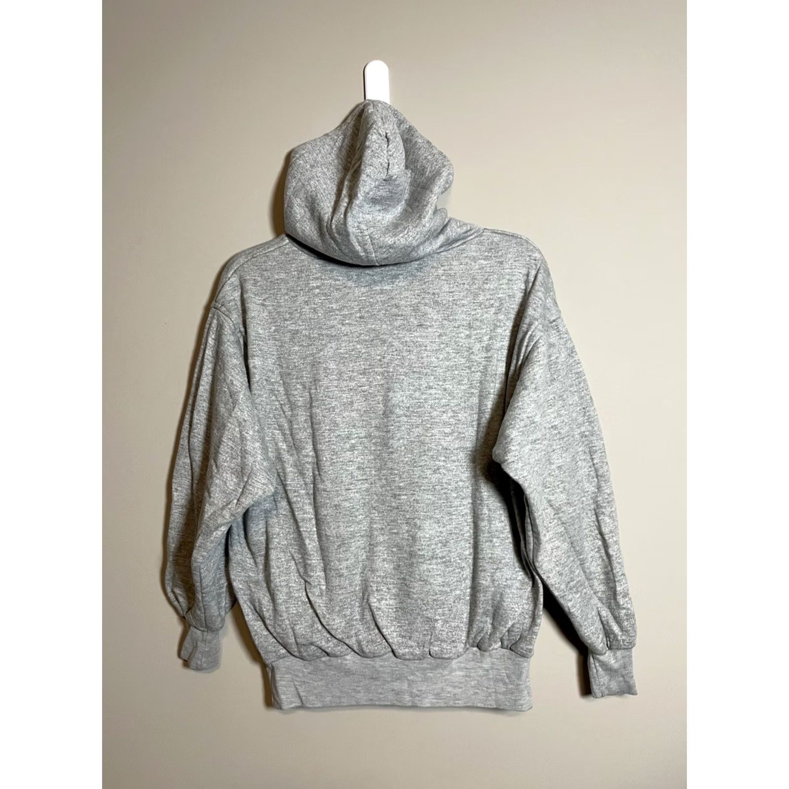 McGregor VINTAGE MacGregor Hoodie Mens L Gray Thermal Knit Full Zip Waist Length 25" Pit to Pit 21" (G6) Size US L / EU 52-54 / 3 - 4 Thumbnail