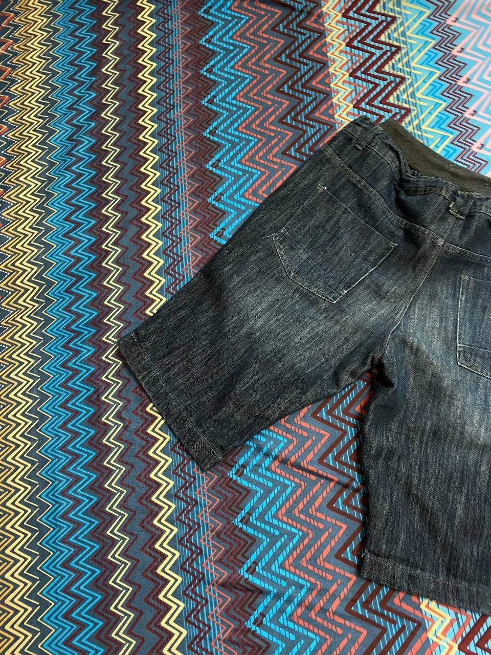 Japanese Brand × No Fear Vintage Baggy Shorts No Fear Streetwear Rare Denim Casual Size US 34 / EU 50 - 7 Thumbnail