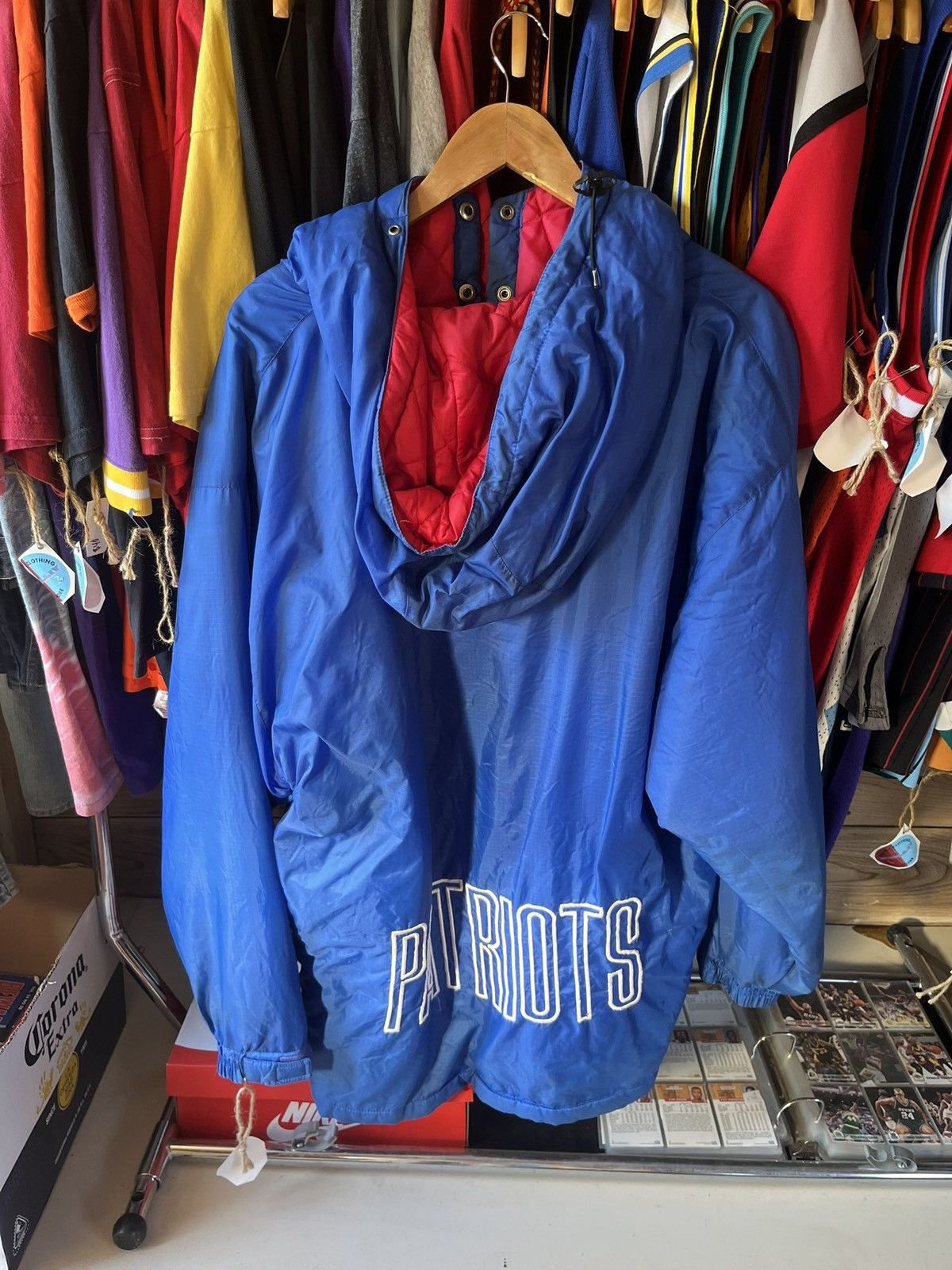NFL New England Patriots raincoat 200s Size US M / EU 48-50 / 2 - 4 Thumbnail