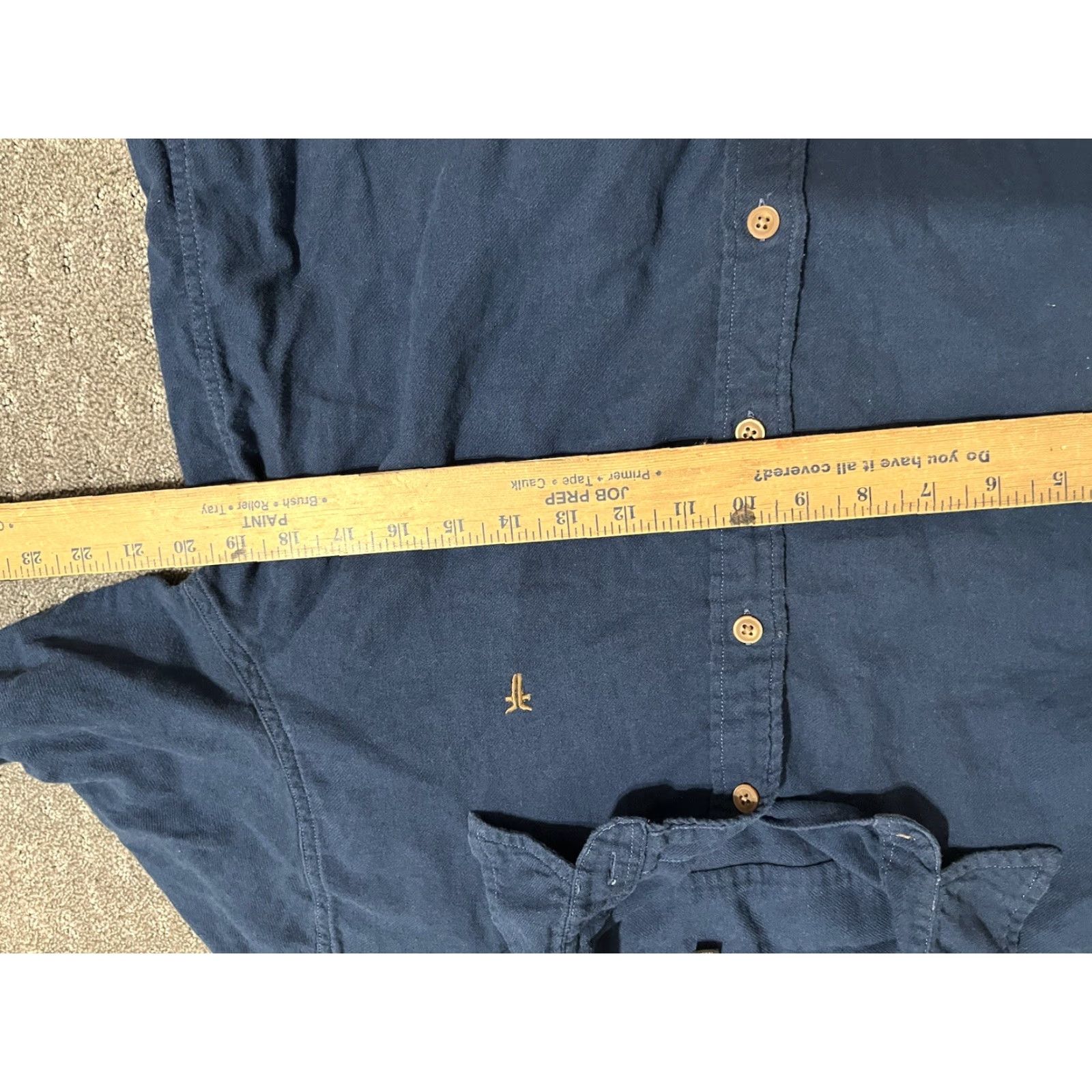 Frye VINTAGE Frye Blue Long Sleeve Button-Up Shirt Mens Large 100% Cotton Size US L / EU 52-54 / 3 - 6 Thumbnail