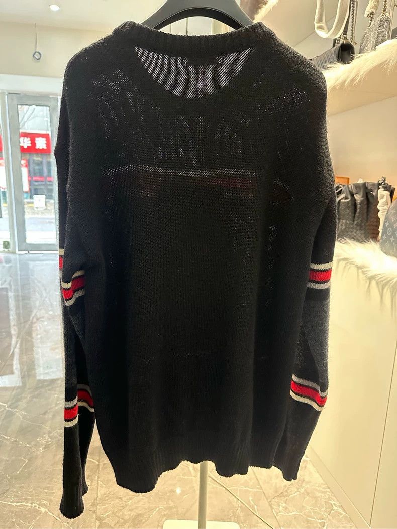 Saint Laurent Paris Saint Laurent Black Dinosaur Sweater 2504-Nextarrow Size US XS / EU 42 / 0 - 2 Thumbnail
