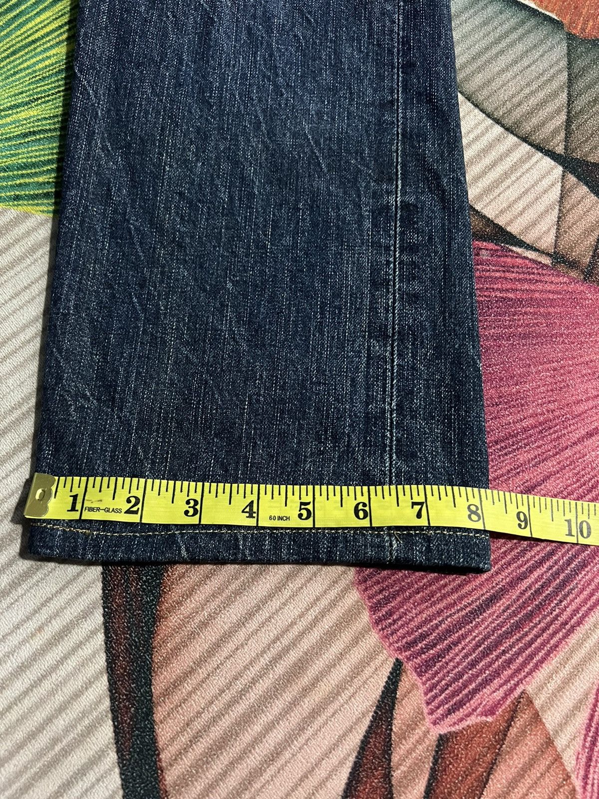 Edwin × If Six Was Nine VINTAGE EDWIN 505s REDLINE DISTRESSED JEANS Size US 29 - 16 Thumbnail