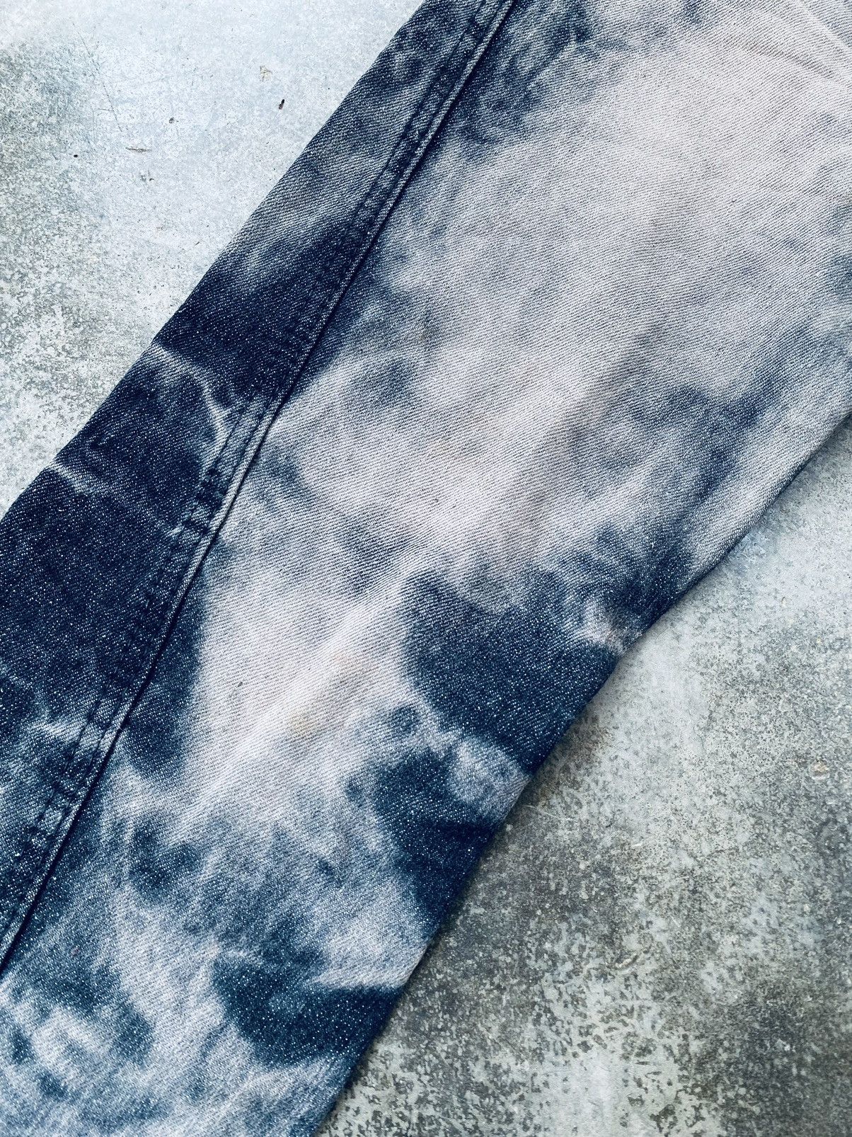 Japanese Brand Vintage Daily News Grabbed Feather Flared Denim Pants Size US 32 / EU 48 - 8 Thumbnail