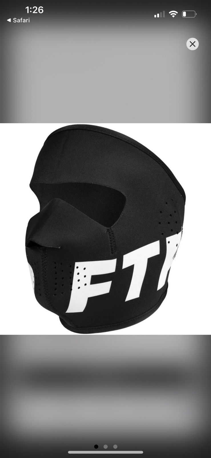Fuck The Population FTP NEOPRENE MASK Size ONE SIZE - 1 Thumbnail