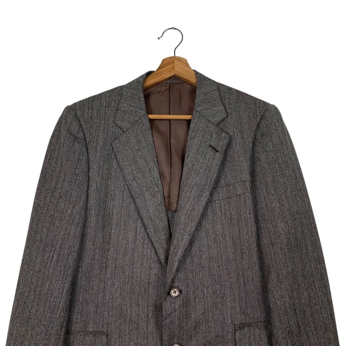 Burberry 90’s BURBERRYS Wool Suit Jacket Blazers #2315-C103 Size US M / EU 48-50 / 2 - 2 Thumbnail