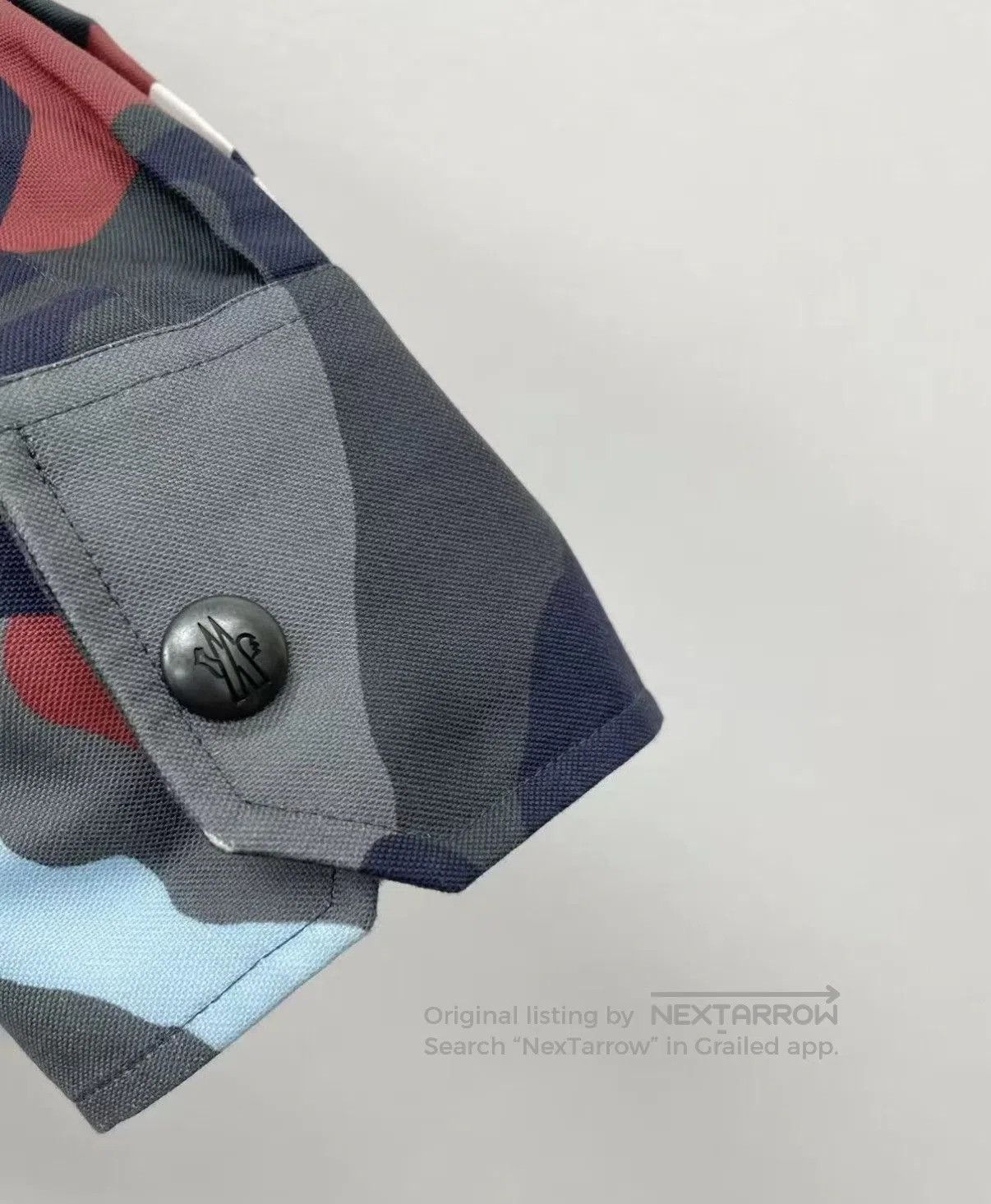 Moncler Multi Camouflage Long Sleeve Button. Size US XS / EU 42 / 0 - 7 Thumbnail