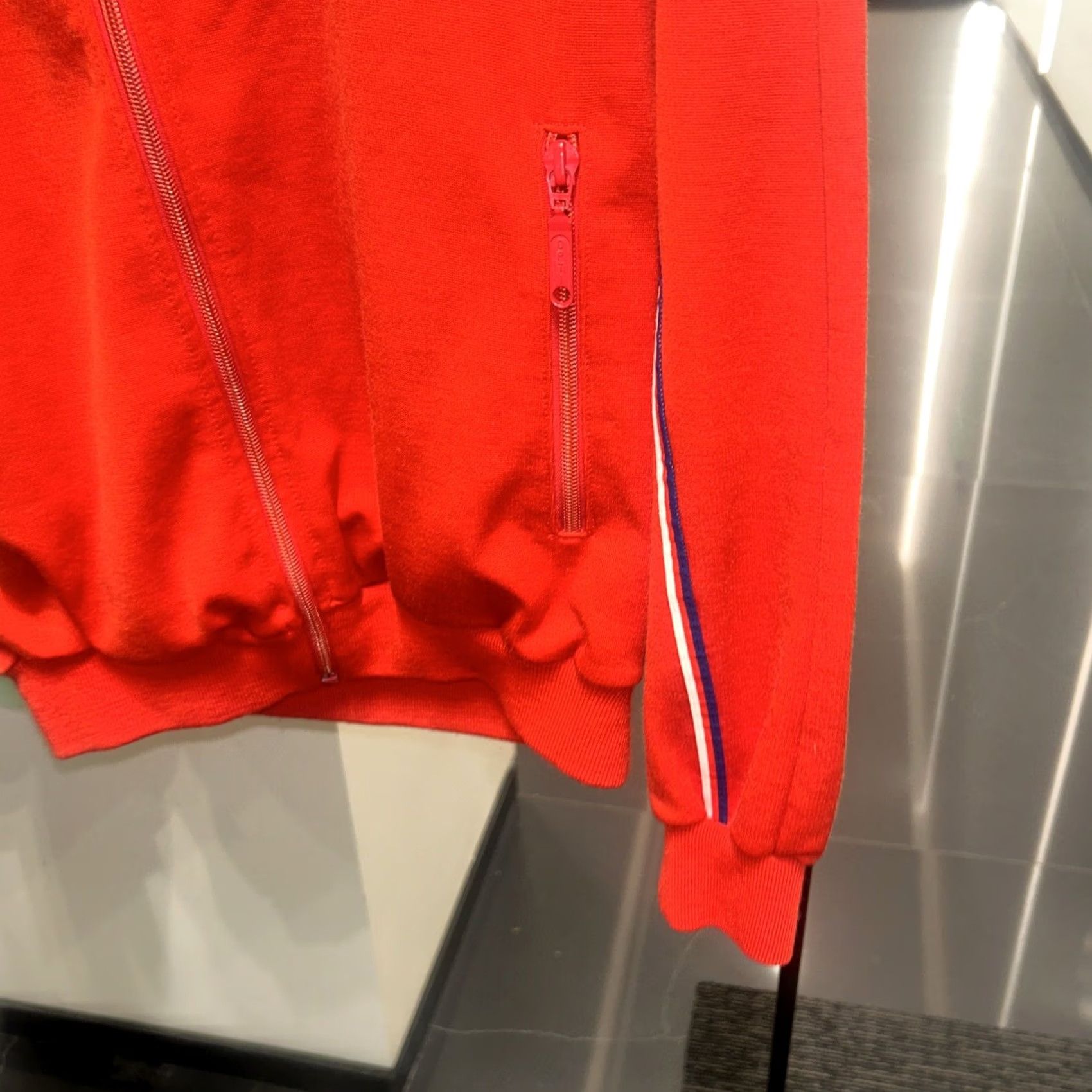 Adidas VINTAGE adidas Track Jacket Mens Size Medium Red White Blue Made In Germany Y2k Zip Full Zip Zipped Pockets Running & Jogging Size US M / EU 48-50 / 2 - 7 Thumbnail