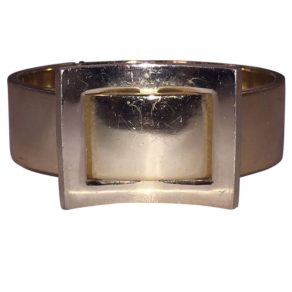 Lanvin Lanvin Modernist Inspired Gold Tone Bracelet Size ONE SIZE - 1 Thumbnail