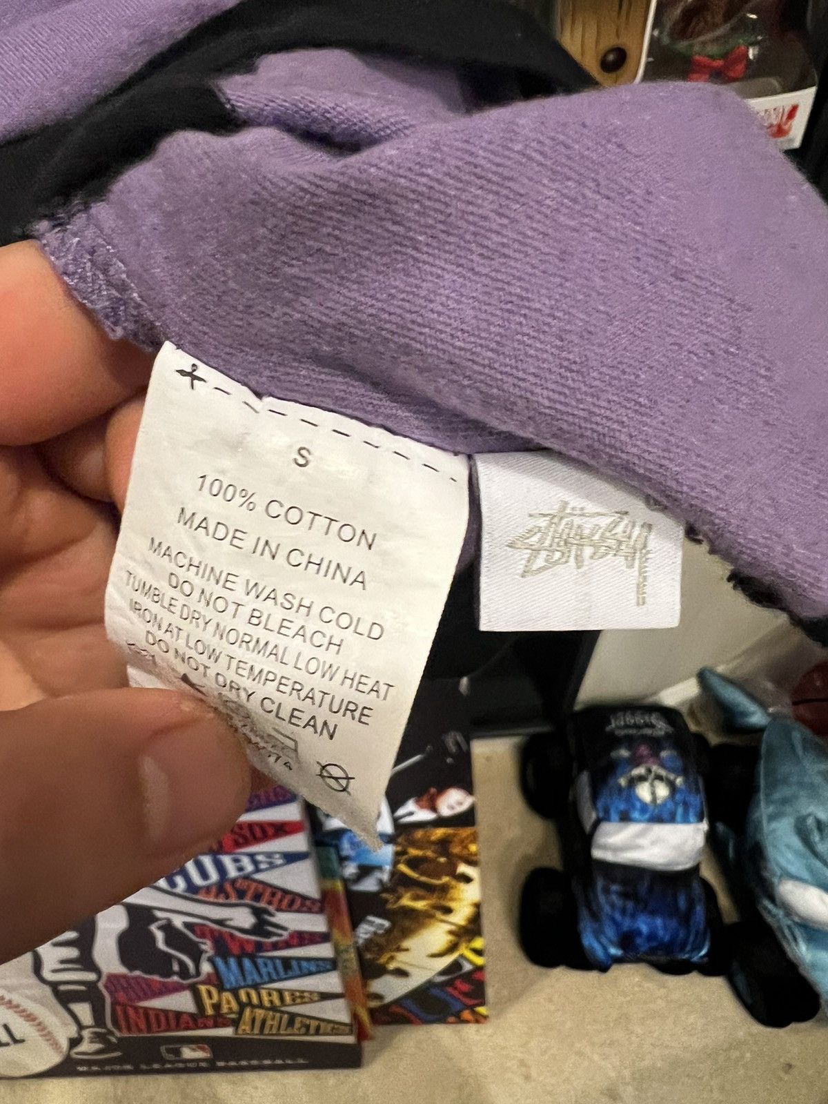 Stussy × Vintage STUSSY Small Logo Tee Size US S / EU 44-46 / 1 - 4 Thumbnail