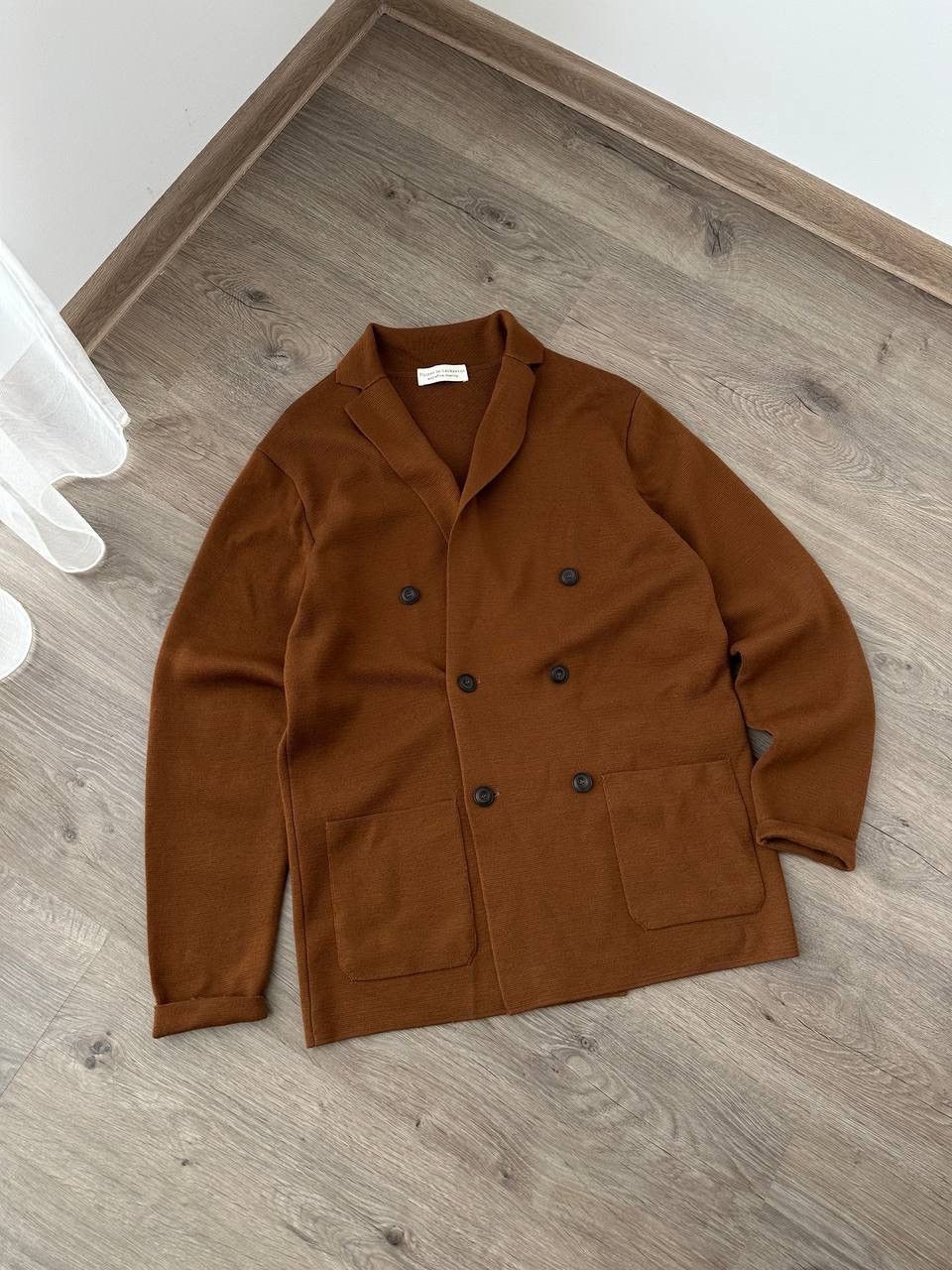 Japanese Brand × Vintage Vintage Filippo De Laurentiis Brown Cardigan Sweater Button Size US L / EU 52-54 / 3 - 10 Thumbnail