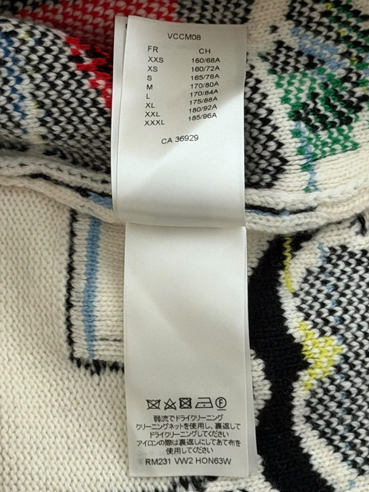 Louis Vuitton Louis Vuitton Virgil Abloh Puzzle Monogram Knit Wool Sweater Size US S / EU 44-46 / 1 - 10 Thumbnail