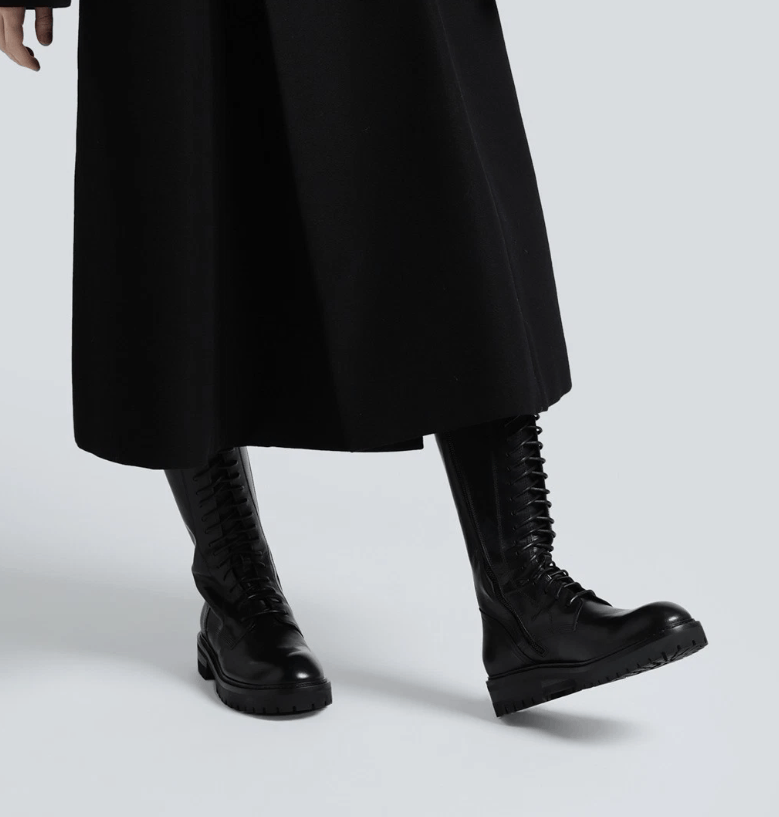 Ann Demeulemeester ANN DEMEULEMEESTER Leather Combat Boots Size US 6 / IT 36 - 3 Thumbnail
