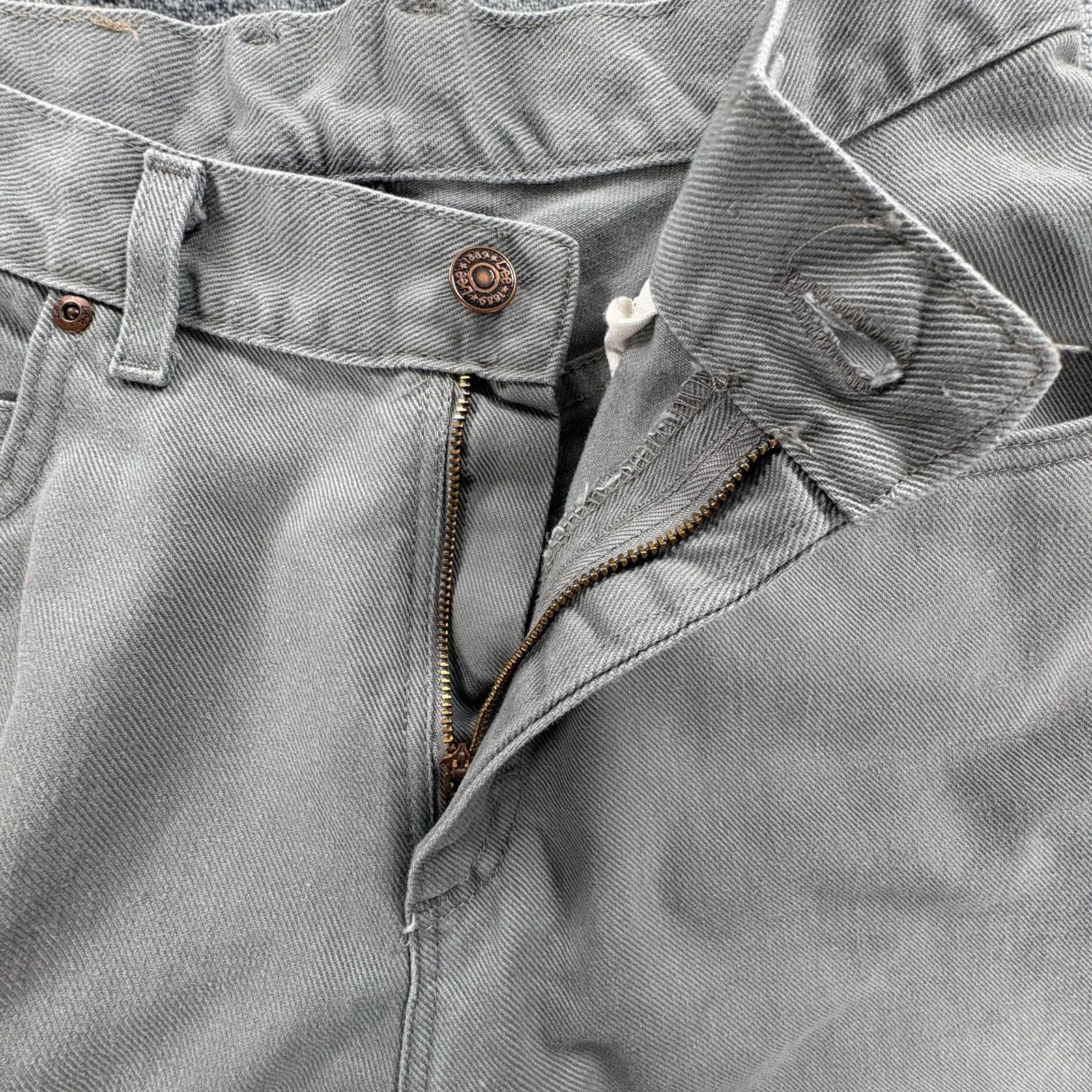 Lee Lee Womens Petite 10 29W X 28L Relaxed Fit Gray Denim Jeans Size 29" - 9 Thumbnail