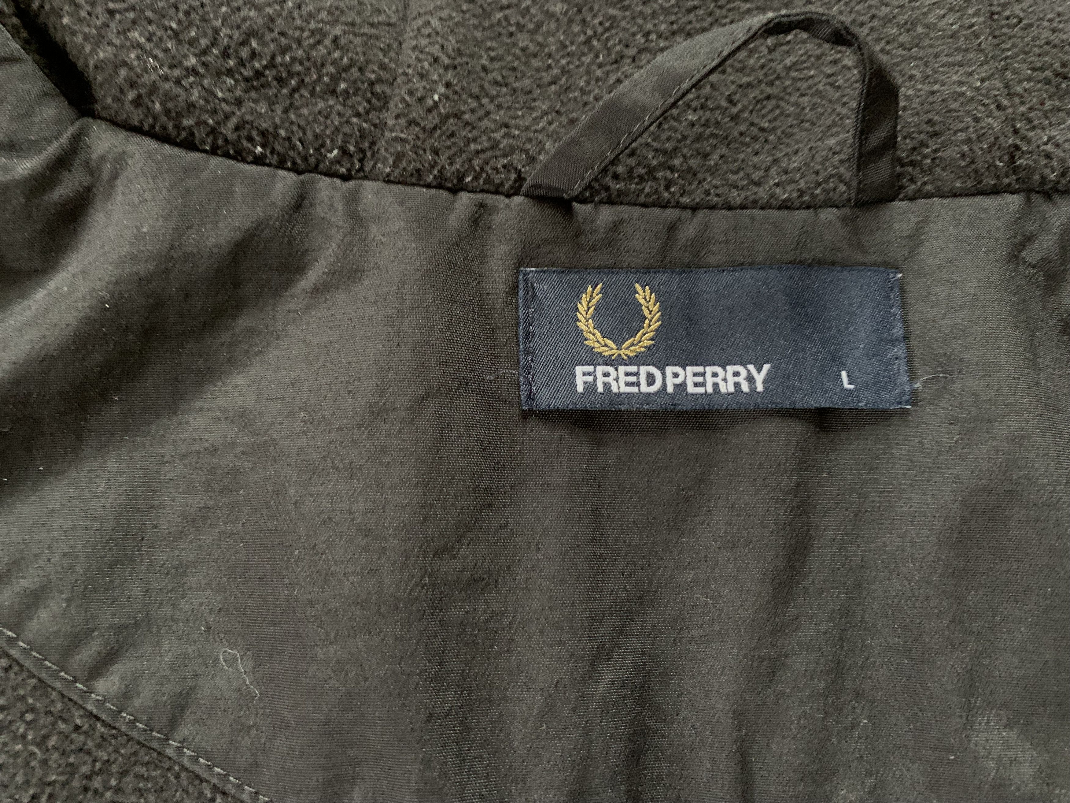 Fred Perry × Vintage Vintage Fred Perry Light Hood Black Jacket Size US L / EU 52-54 / 3 - 6 Thumbnail
