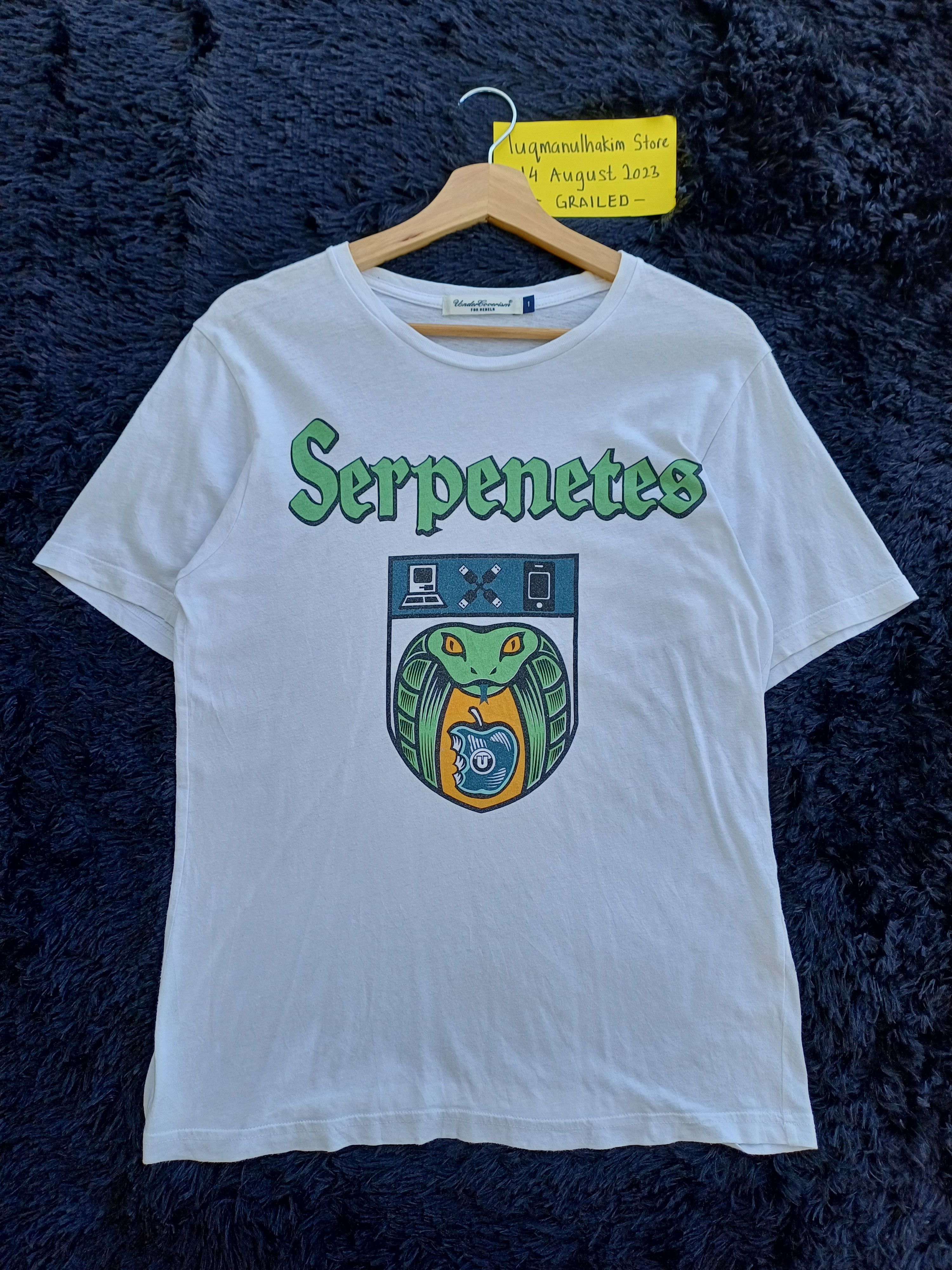 Undercover Undercoverism Serpenetes Early 2000s White T-Shirt Size US S / EU 44-46 / 1 - 1 Thumbnail
