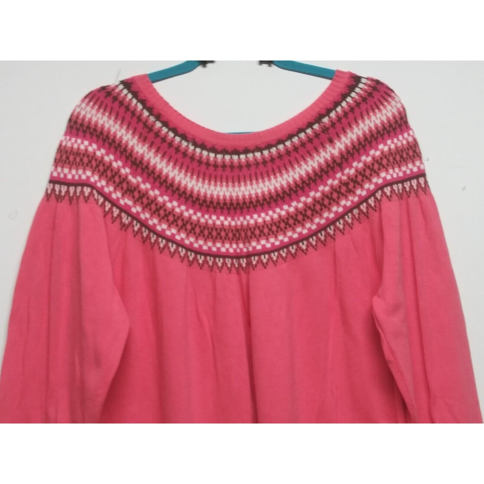 Vintage Caribbean Joe womens Sweater 2X Islandic Nordic Fair Isle Me Size XXL / US 16-18 / IT 52-54 - 7 Thumbnail