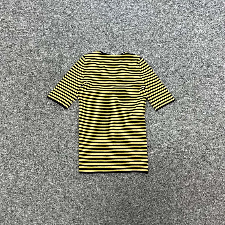 Gucci Gucci Striped Knitted Short Sleeve TShirt-2506 Size M / US 6-8 / IT 42-44 - 3 Thumbnail