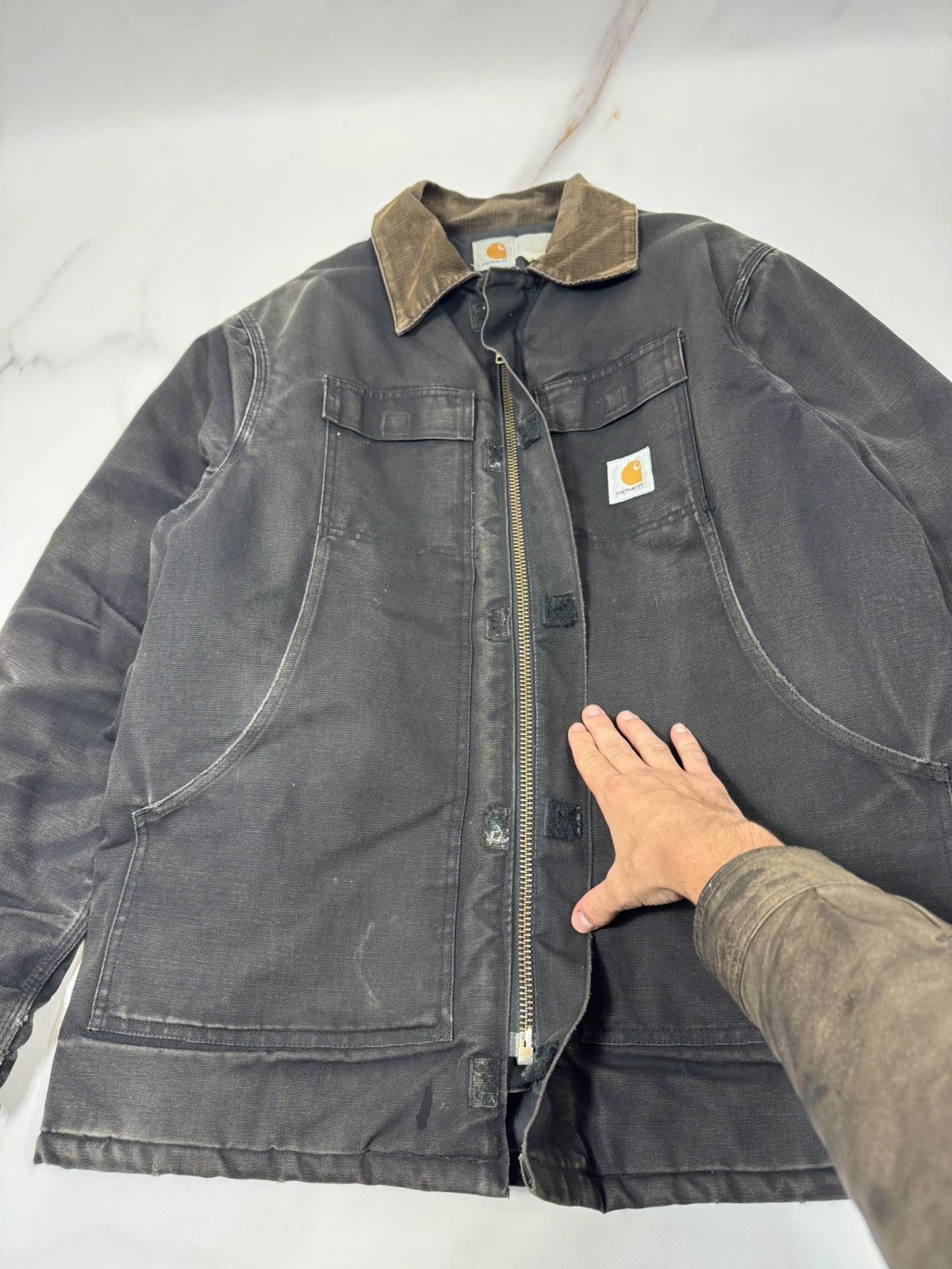 Carhartt Vintage Carhartt Distressed Workwear Jacket Size US XL / EU 56 / 4 - 8 Thumbnail