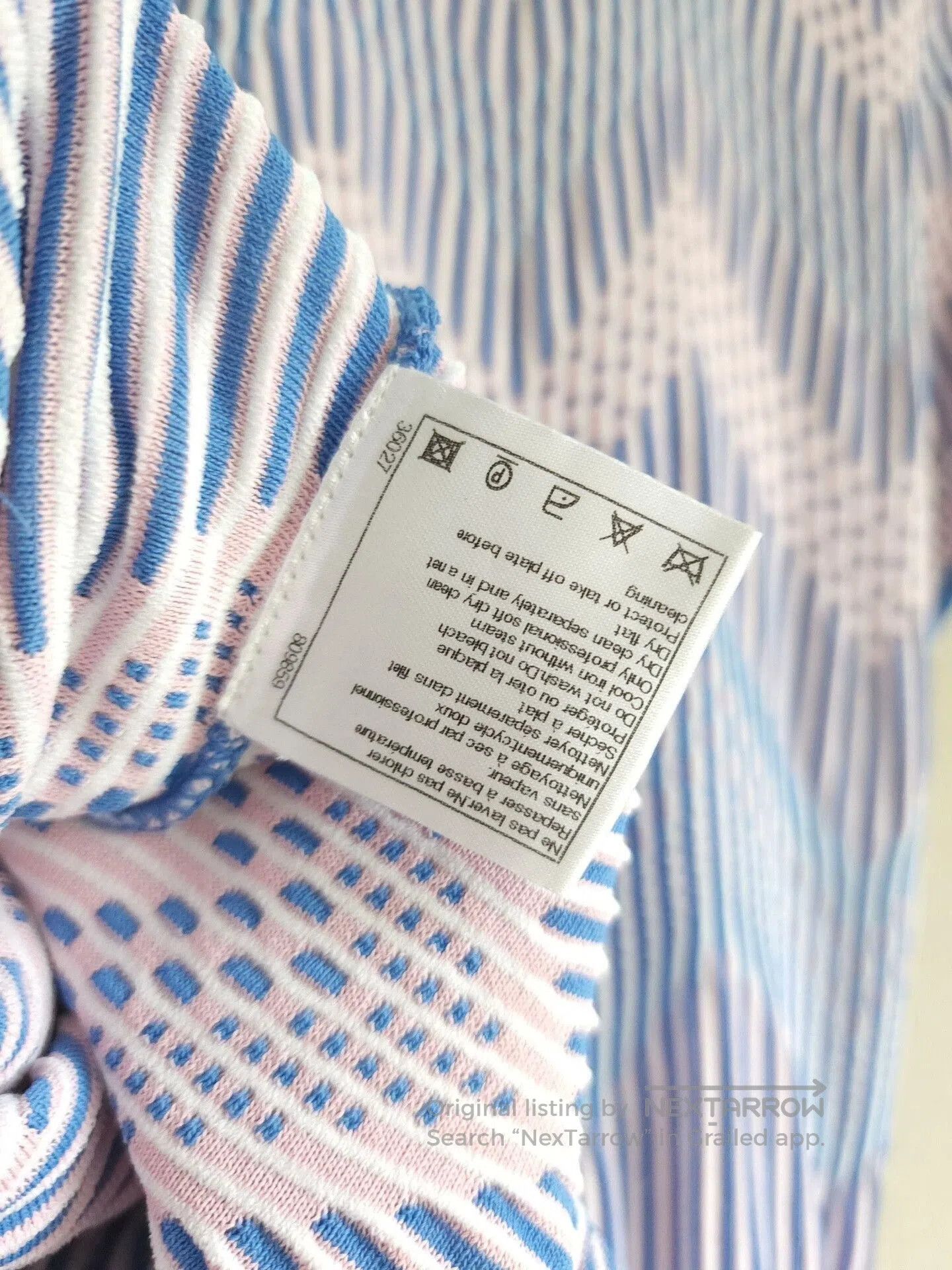 Chanel chanel blue and white striped knit top. Size US S / EU 44-46 / 1 - 4 Thumbnail