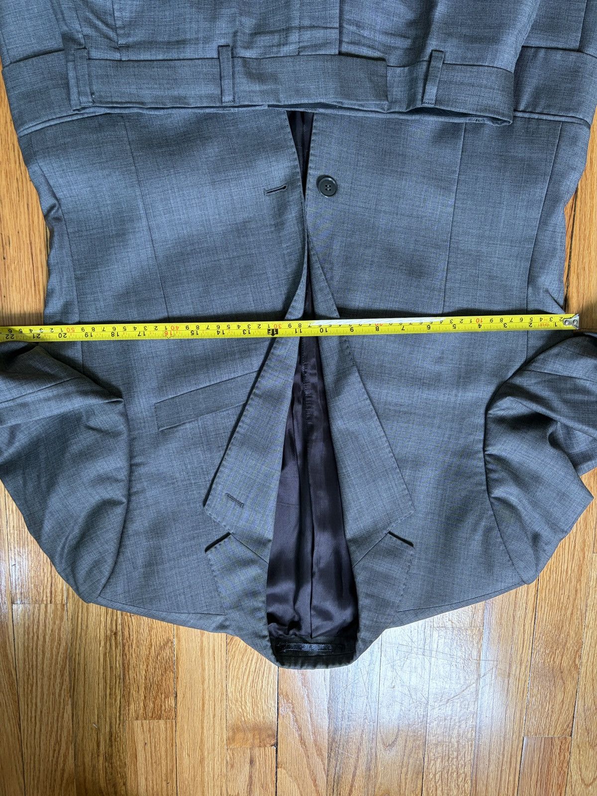 Ermenegildo Zegna VTG Zegna Gray Wool Suit Size 42R - 4 Thumbnail